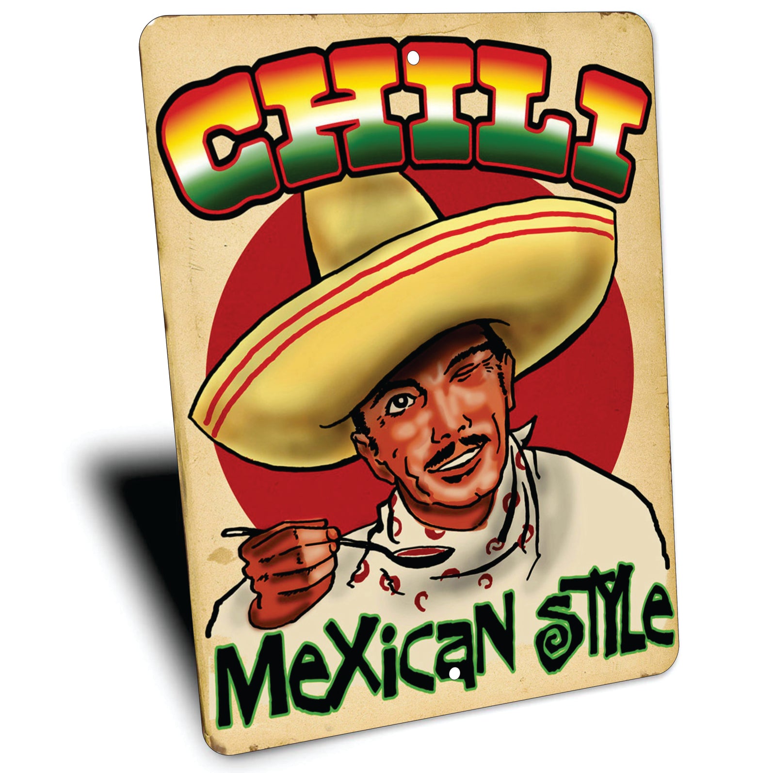 PLACA CHILI MEXICAN STYLE