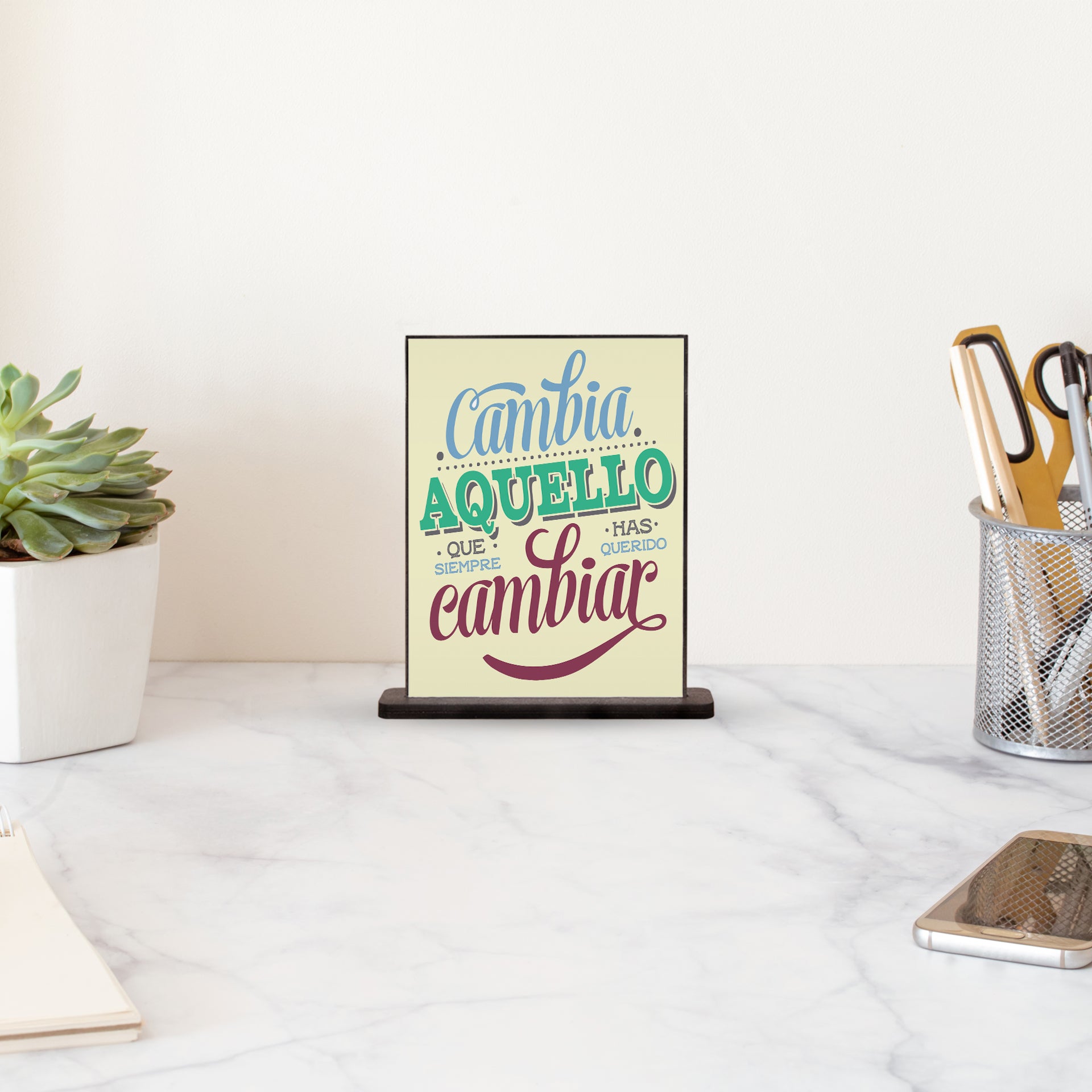 DECO POSTER CAMBIA AQUELLO