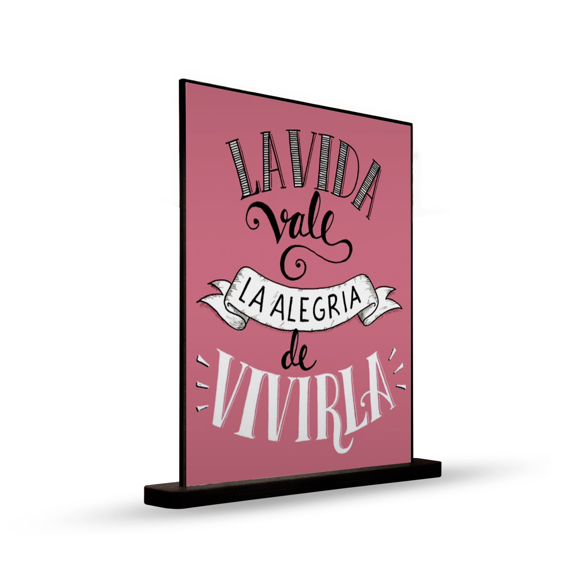 DECO POSTER LA VIDA VALE