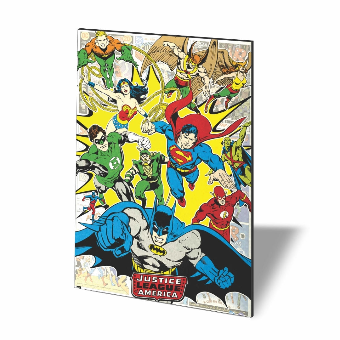 POSTER LIGA DE LA JUSTICIA DC COMICS