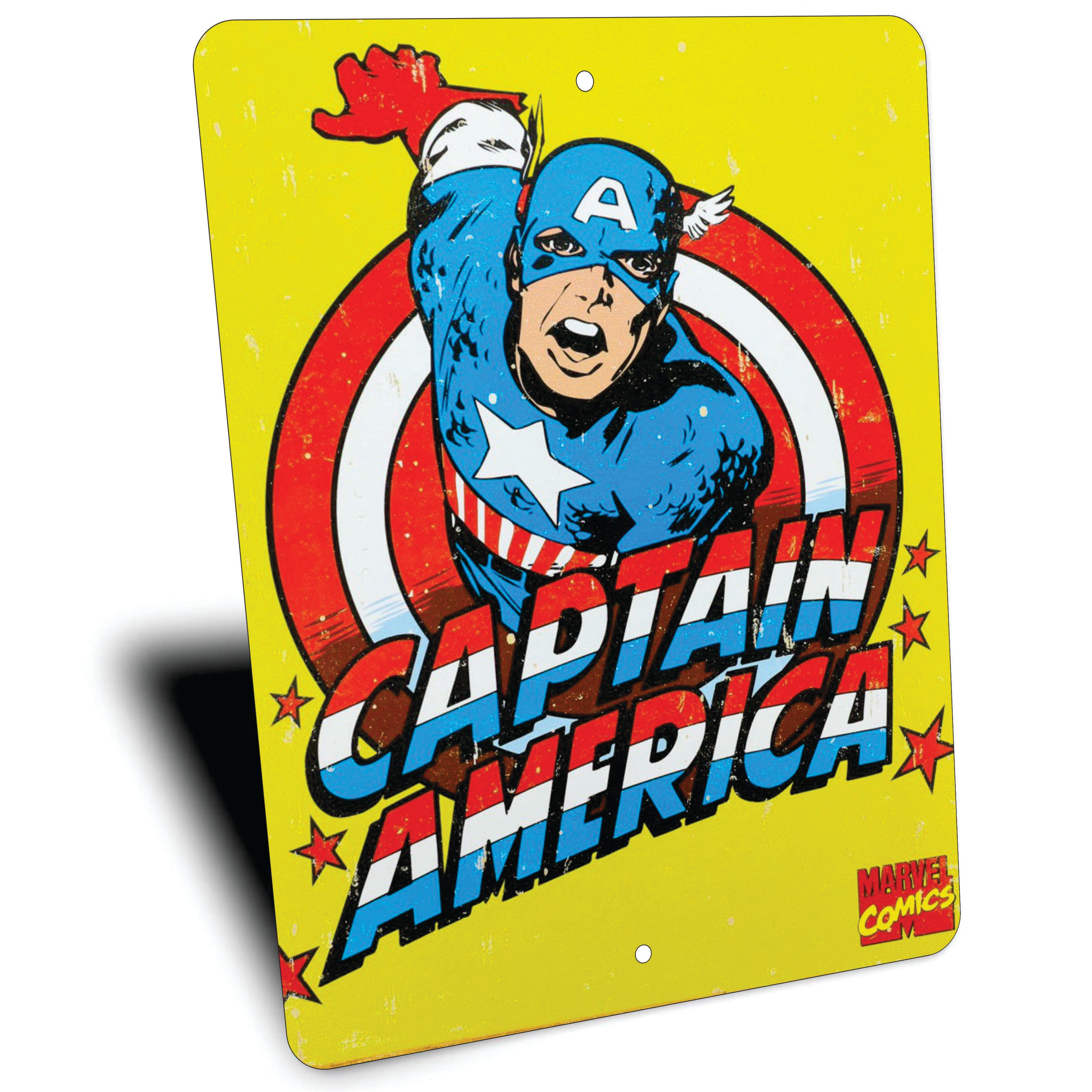 PLACA CAPITAN AMERICA MARVEL COMICS