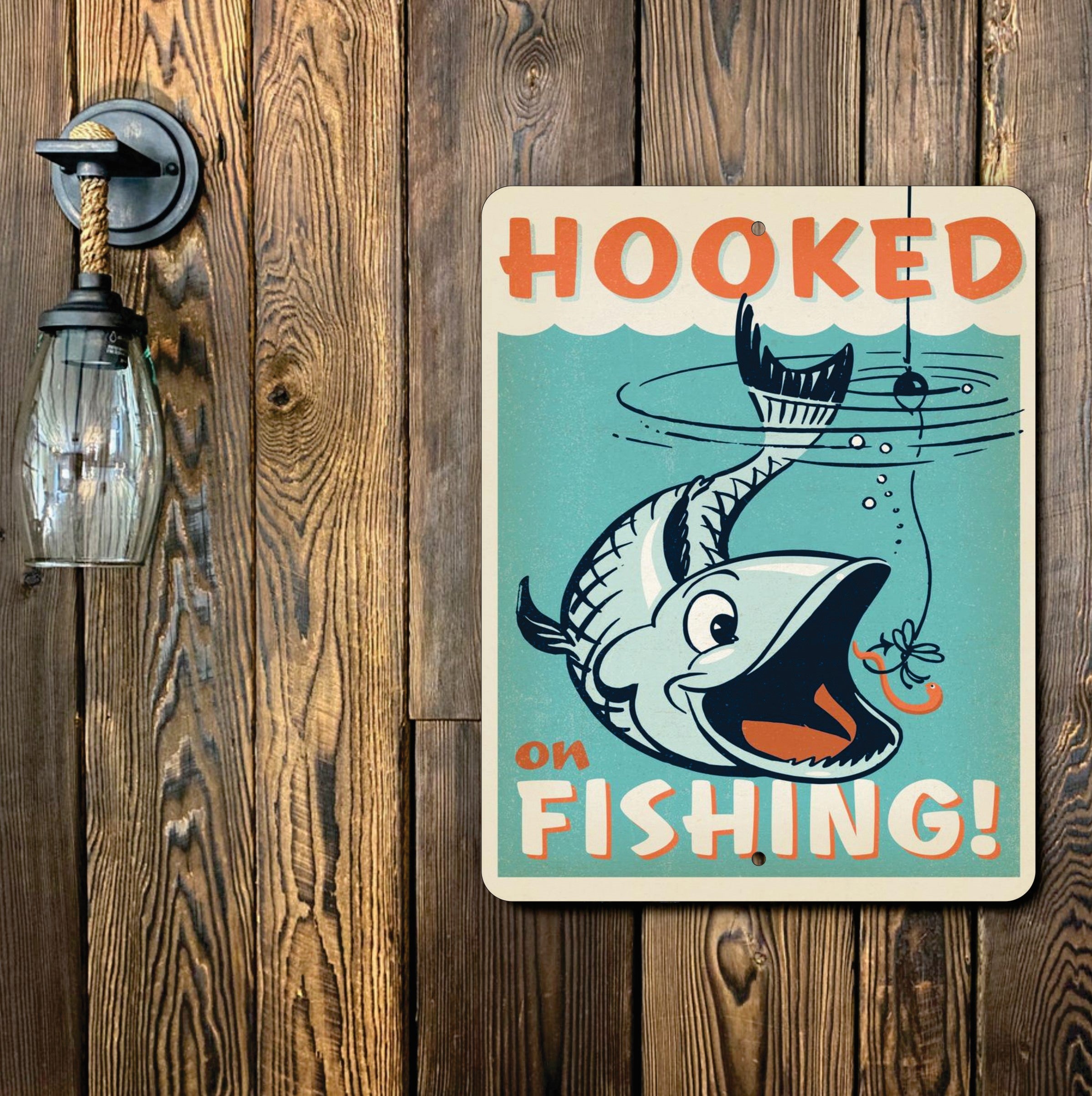 PLACA ON FISHING PESCA