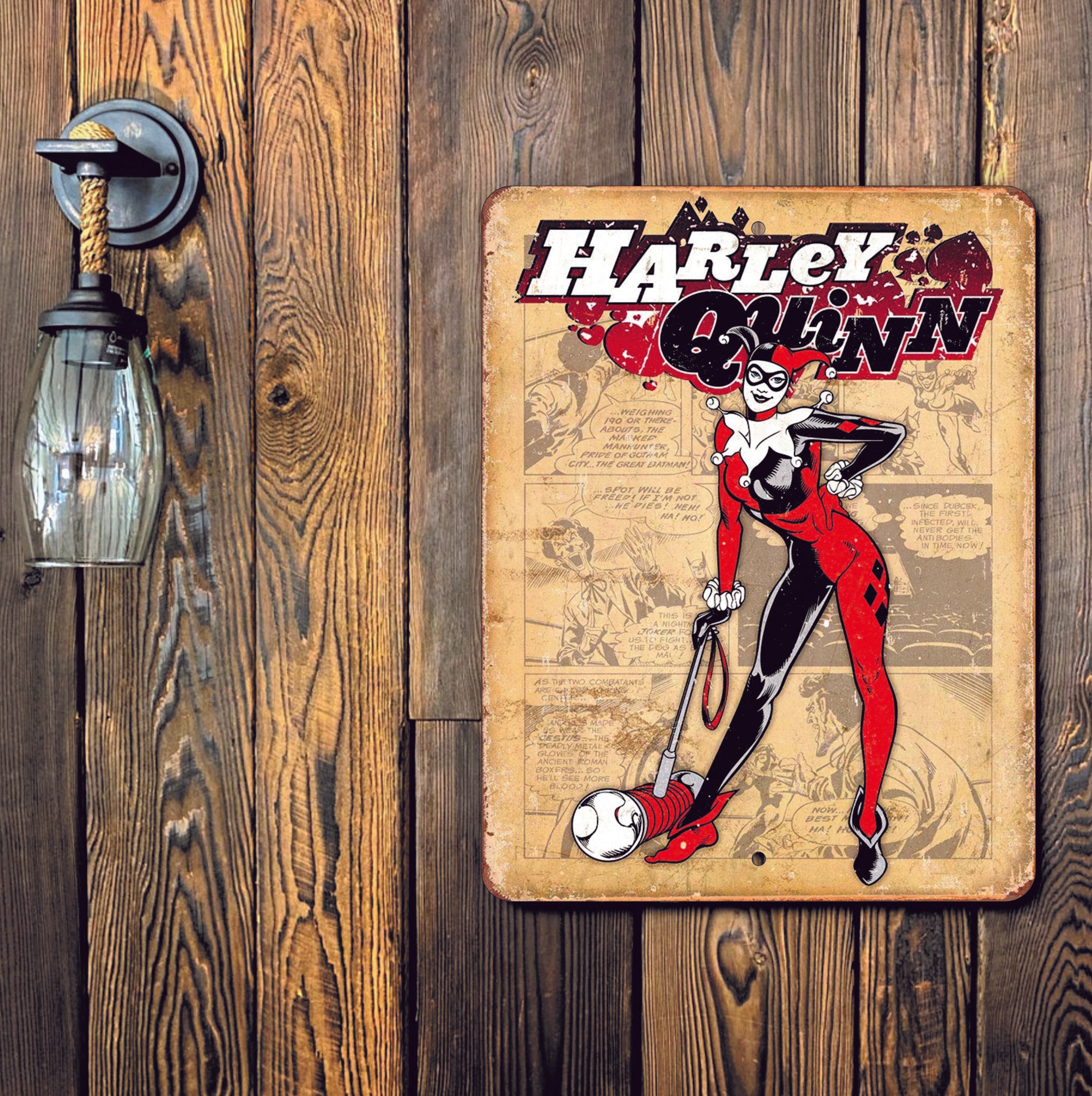 PLACA HARLEY QUINN DC COMICS