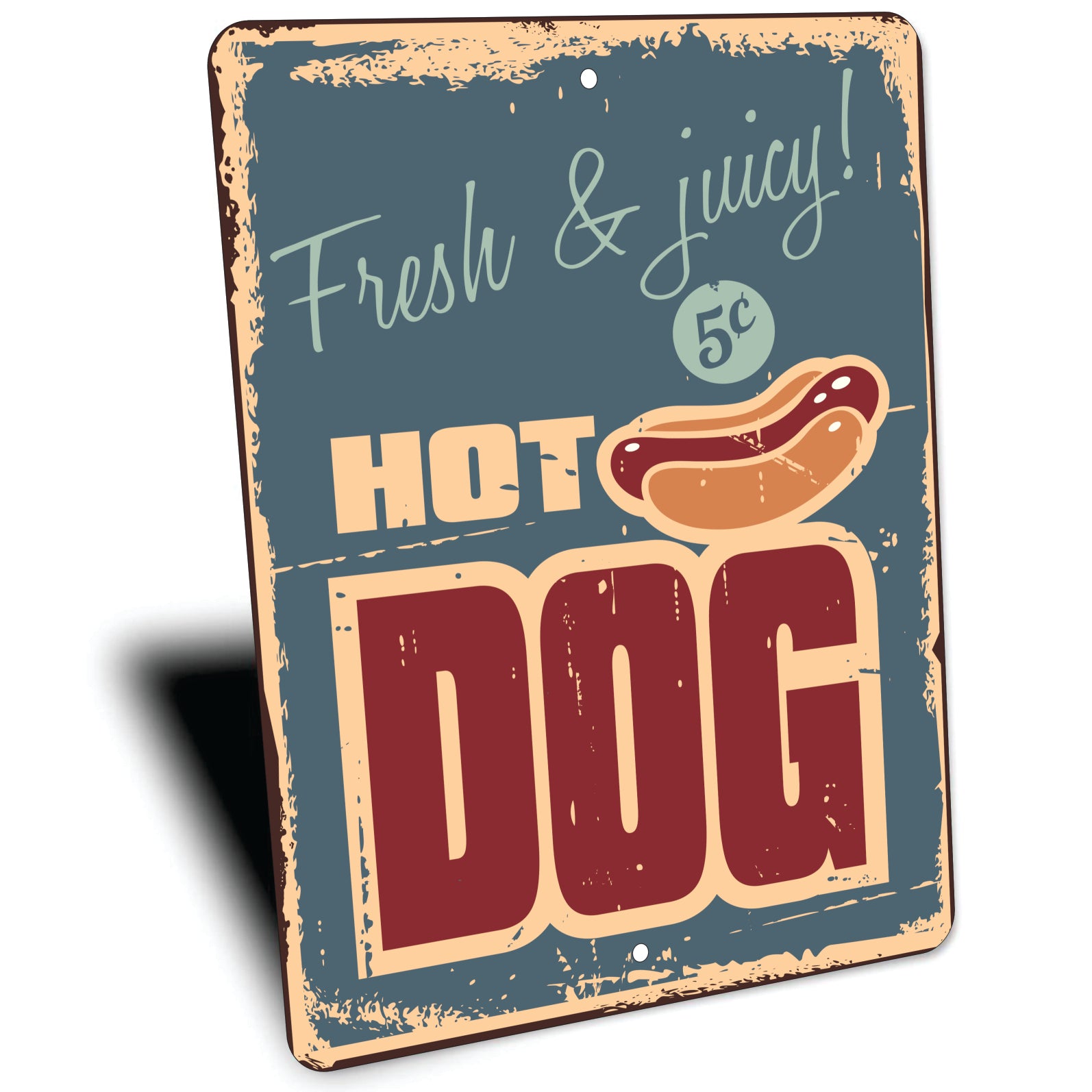 PLACA HOT DOG