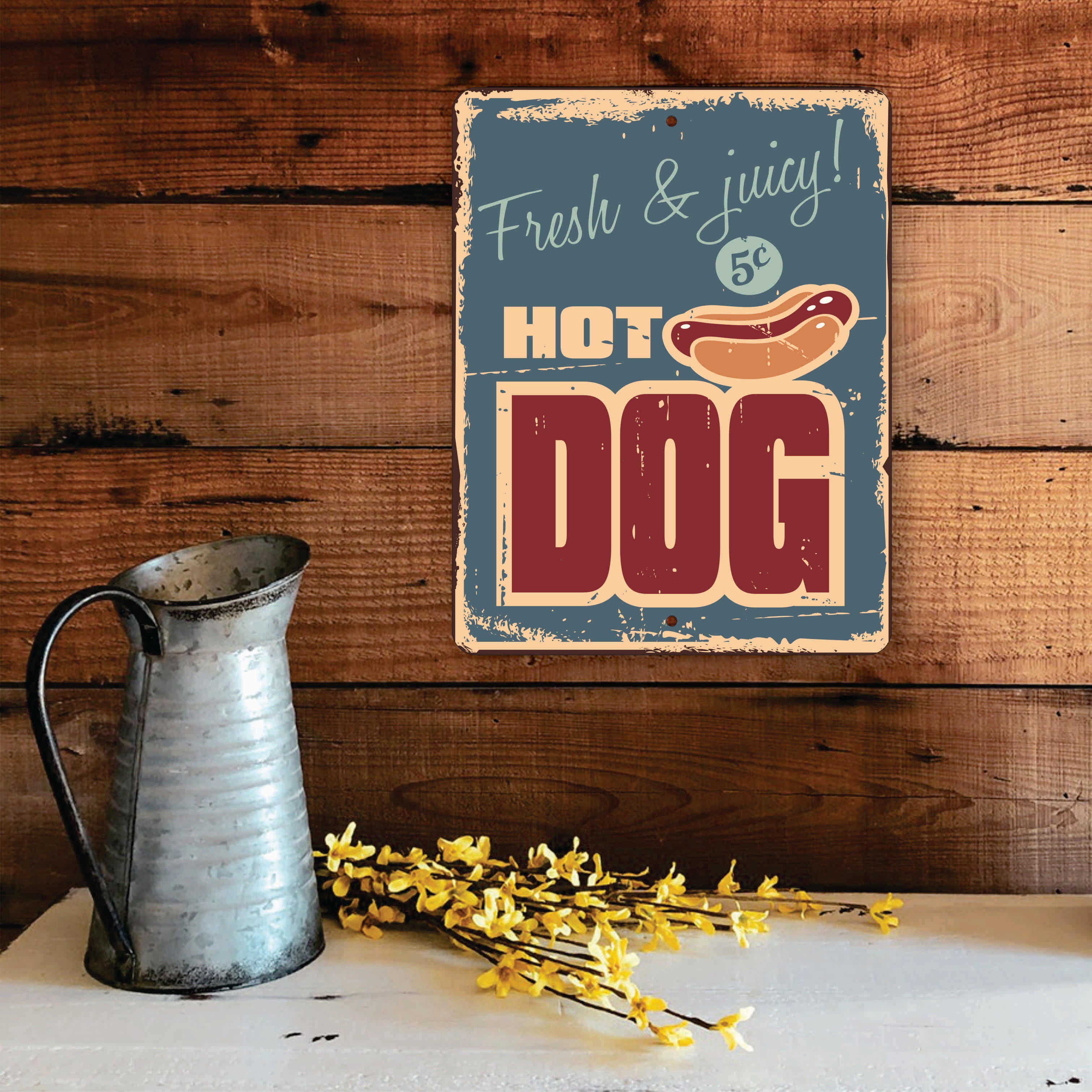 PLACA HOT DOG