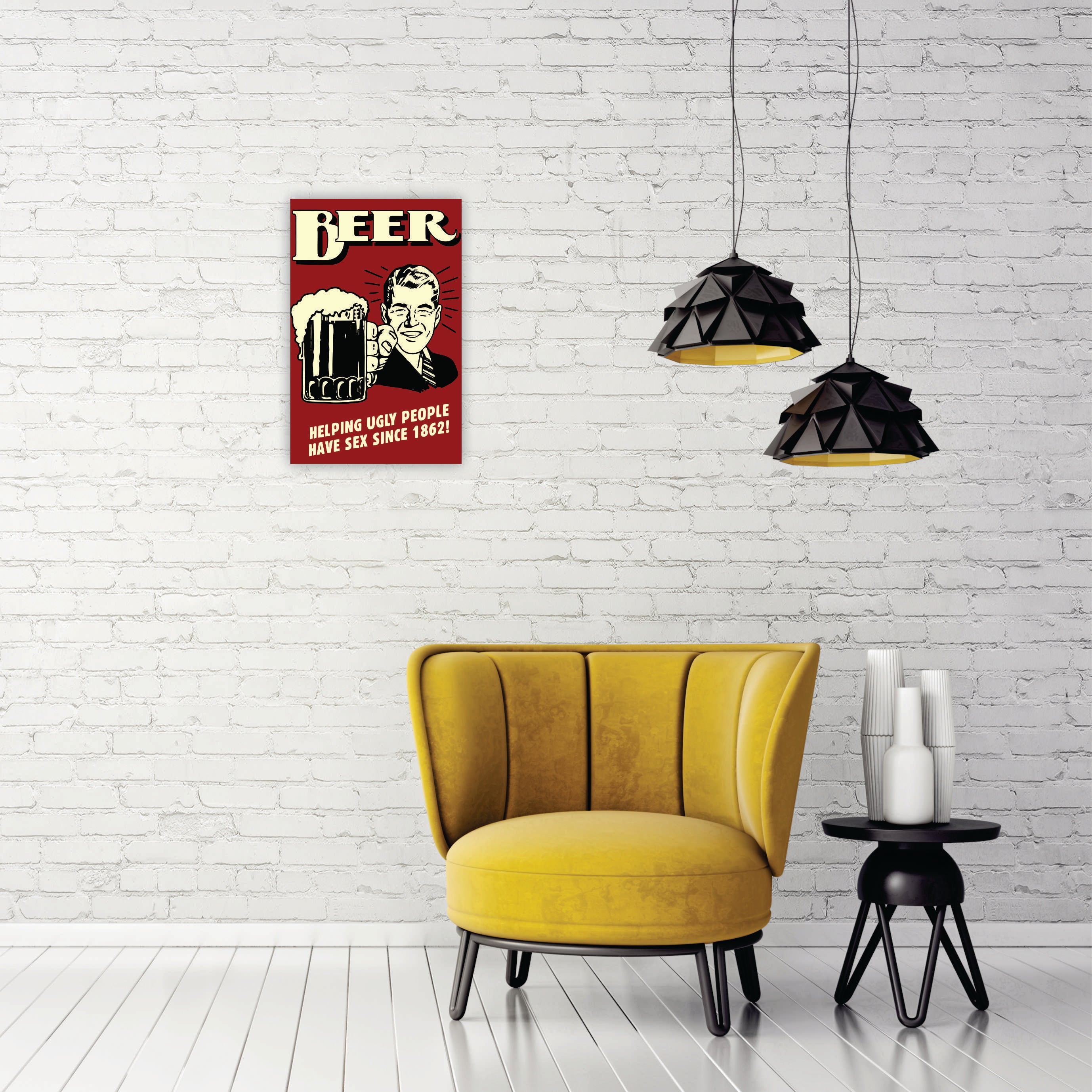 POSTER BEER HELPING