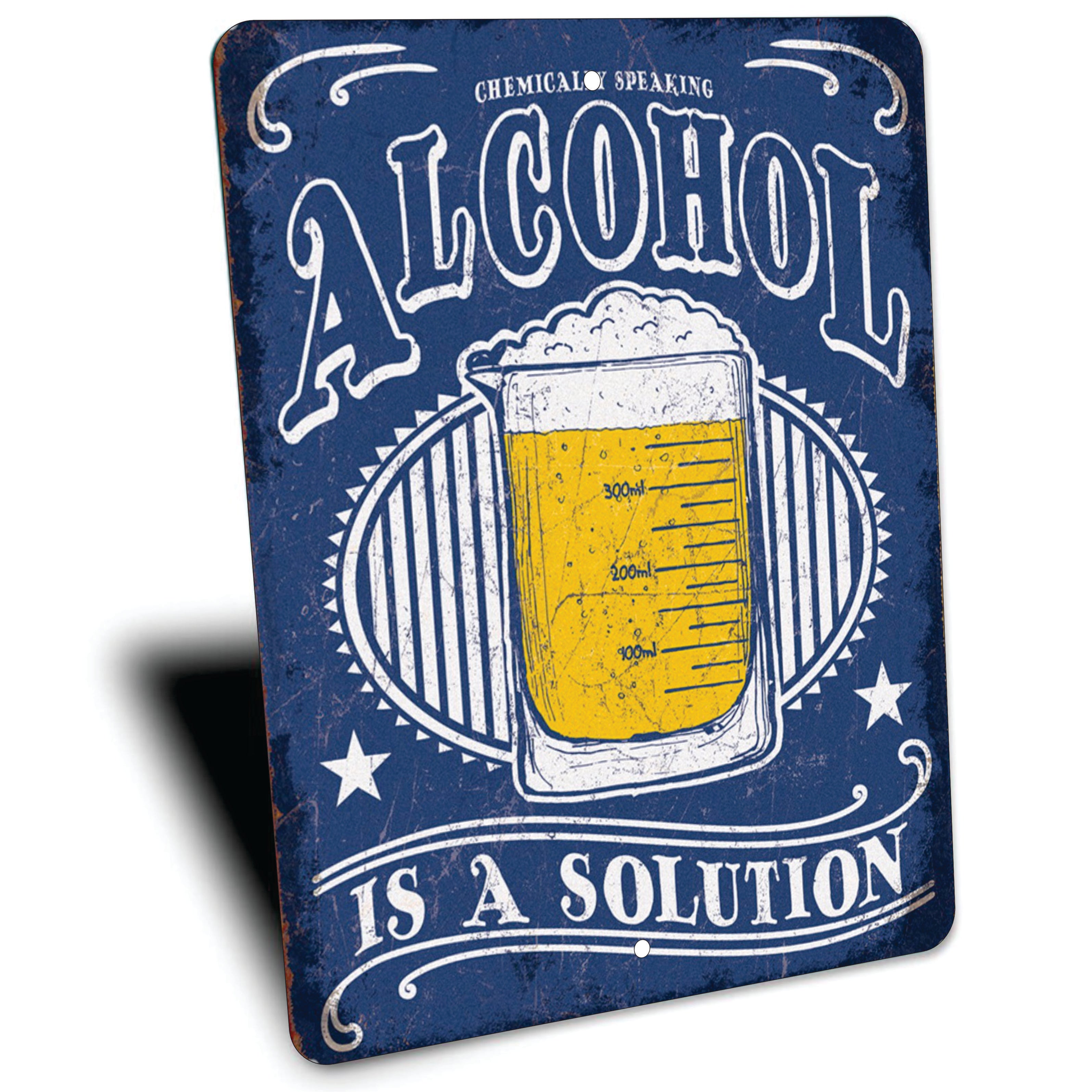PLACA ALCOHOL IS A SOLUTION