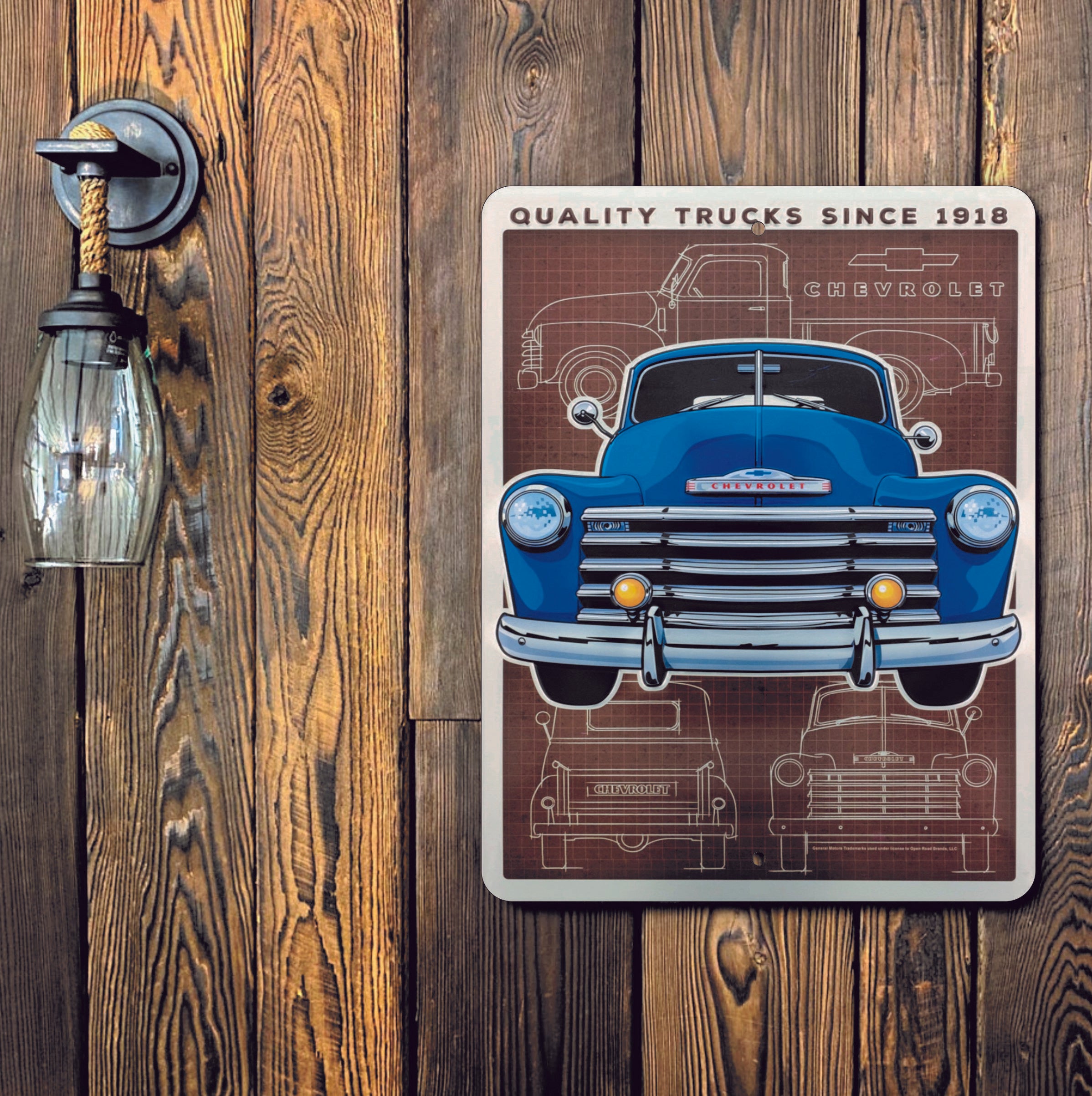 PLACA CHEVROLET PICKUP 1918