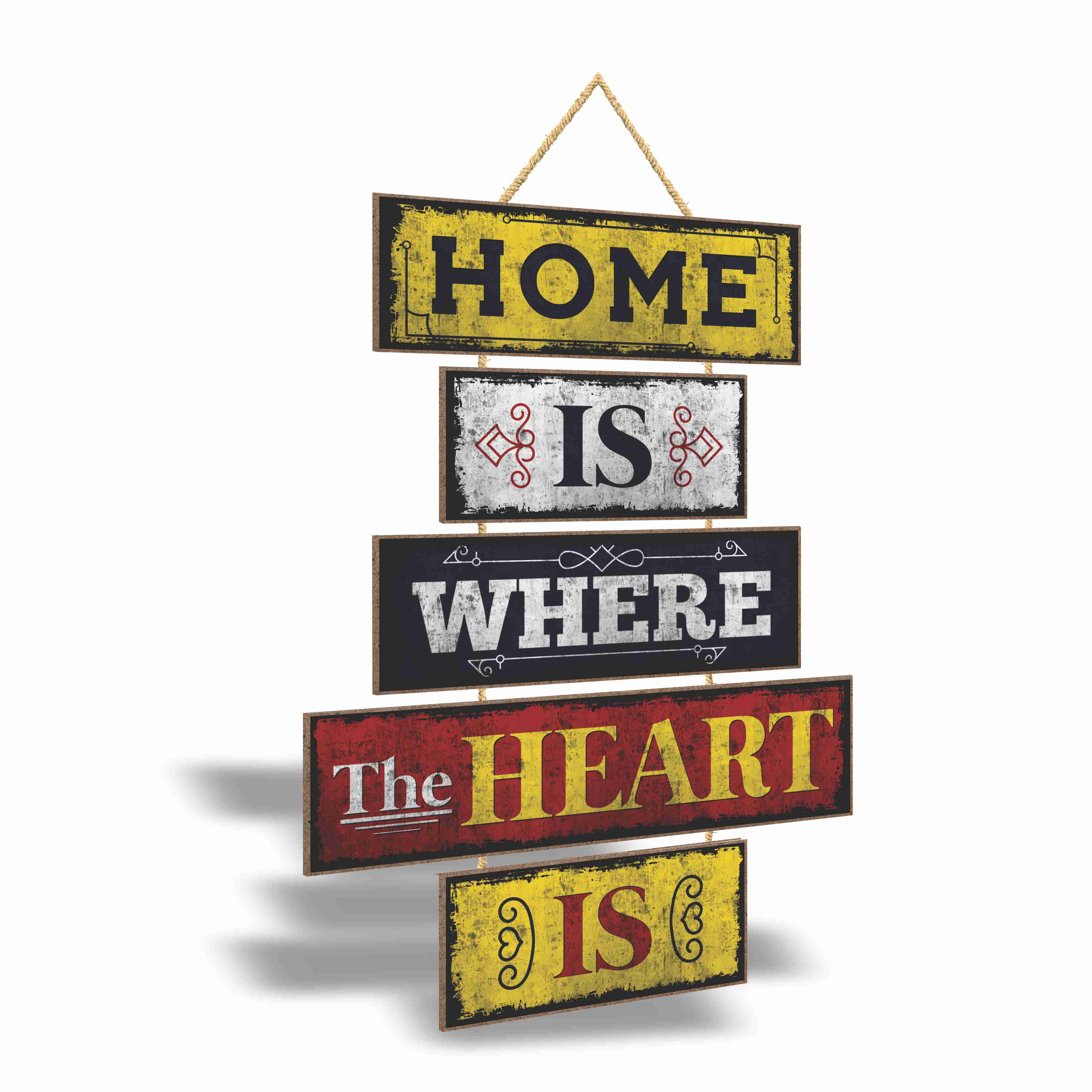 DECO FRASE HOME IS WHERE