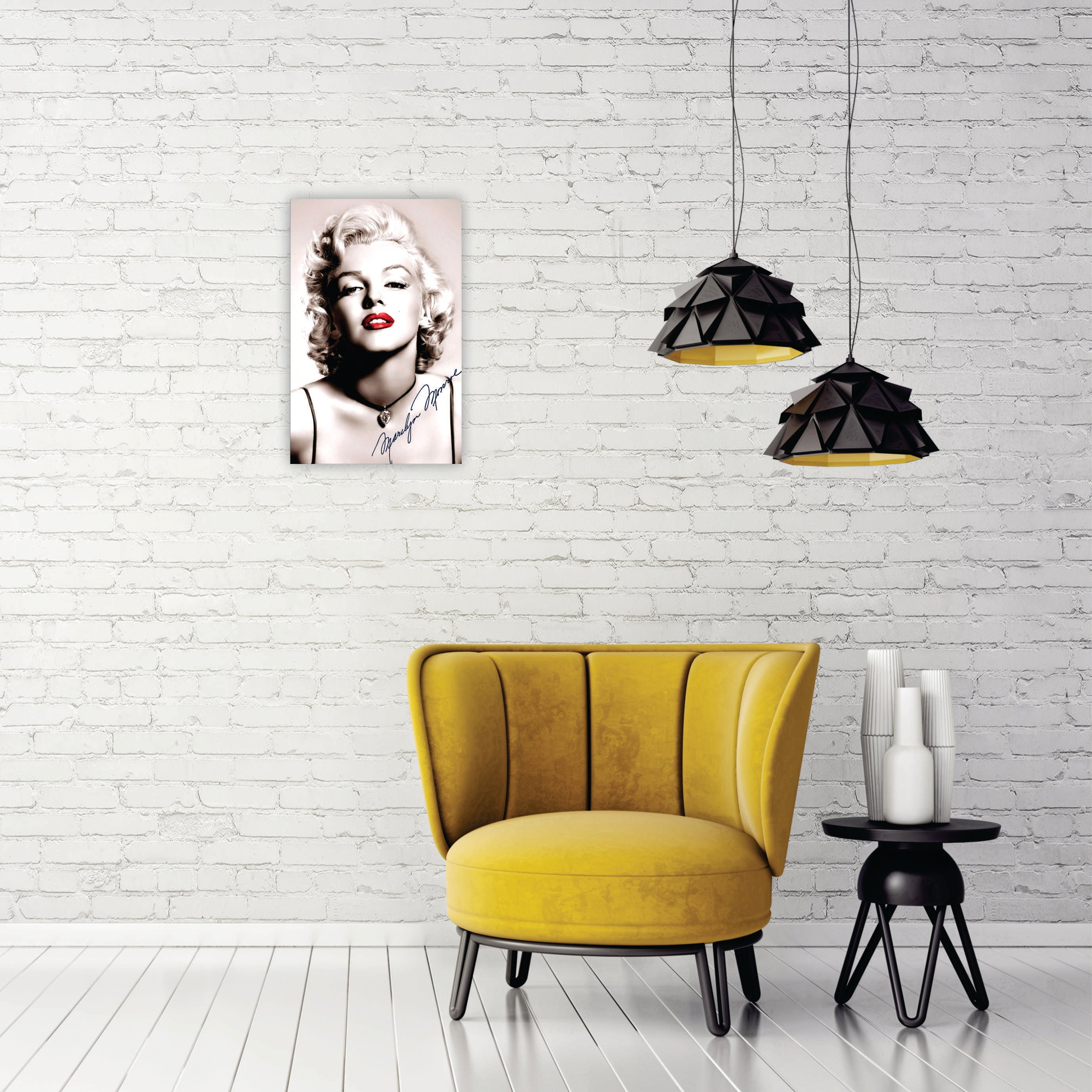 POSTER MARILYN MONROE SIGNED