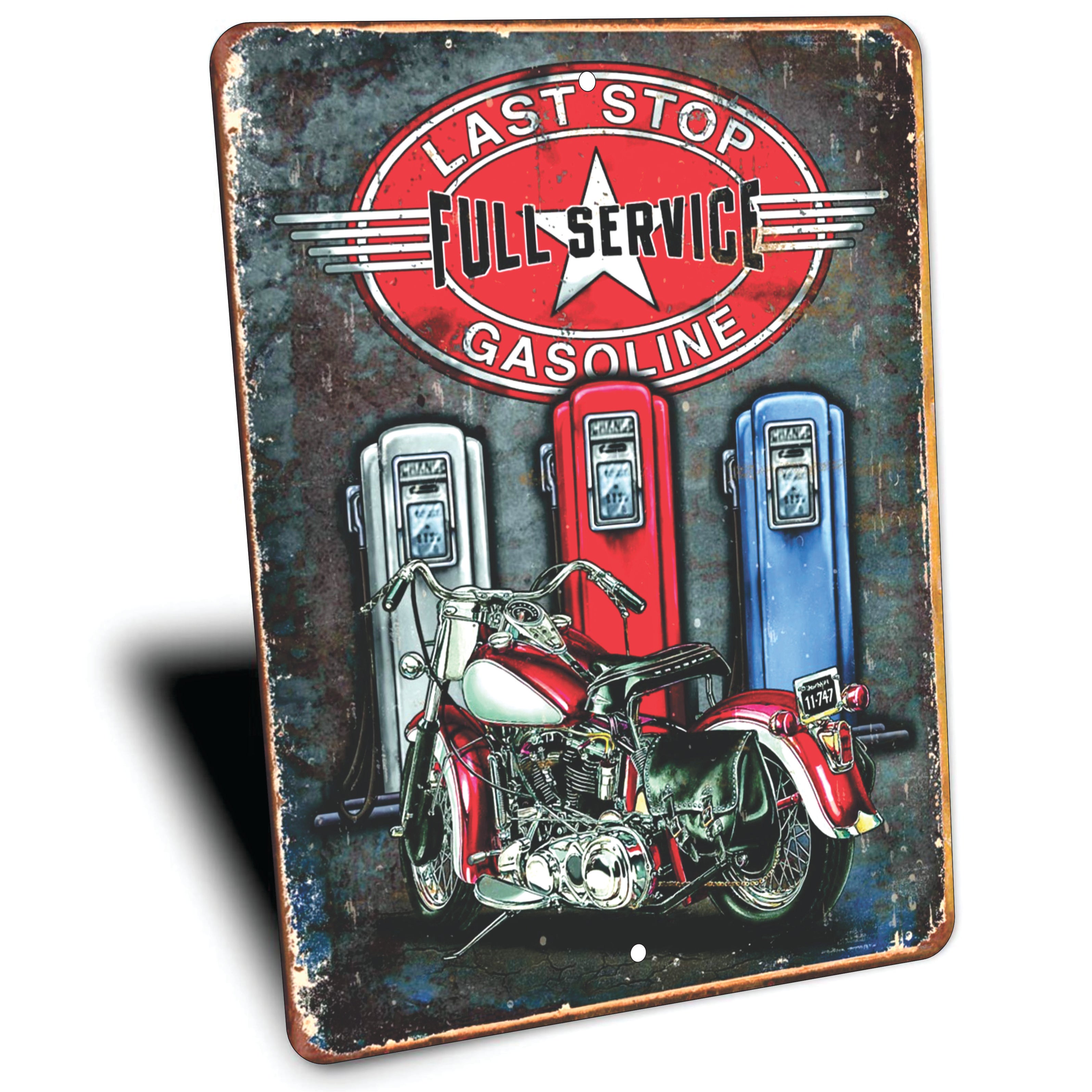 PLACA FULL SERVICE GASOLINE