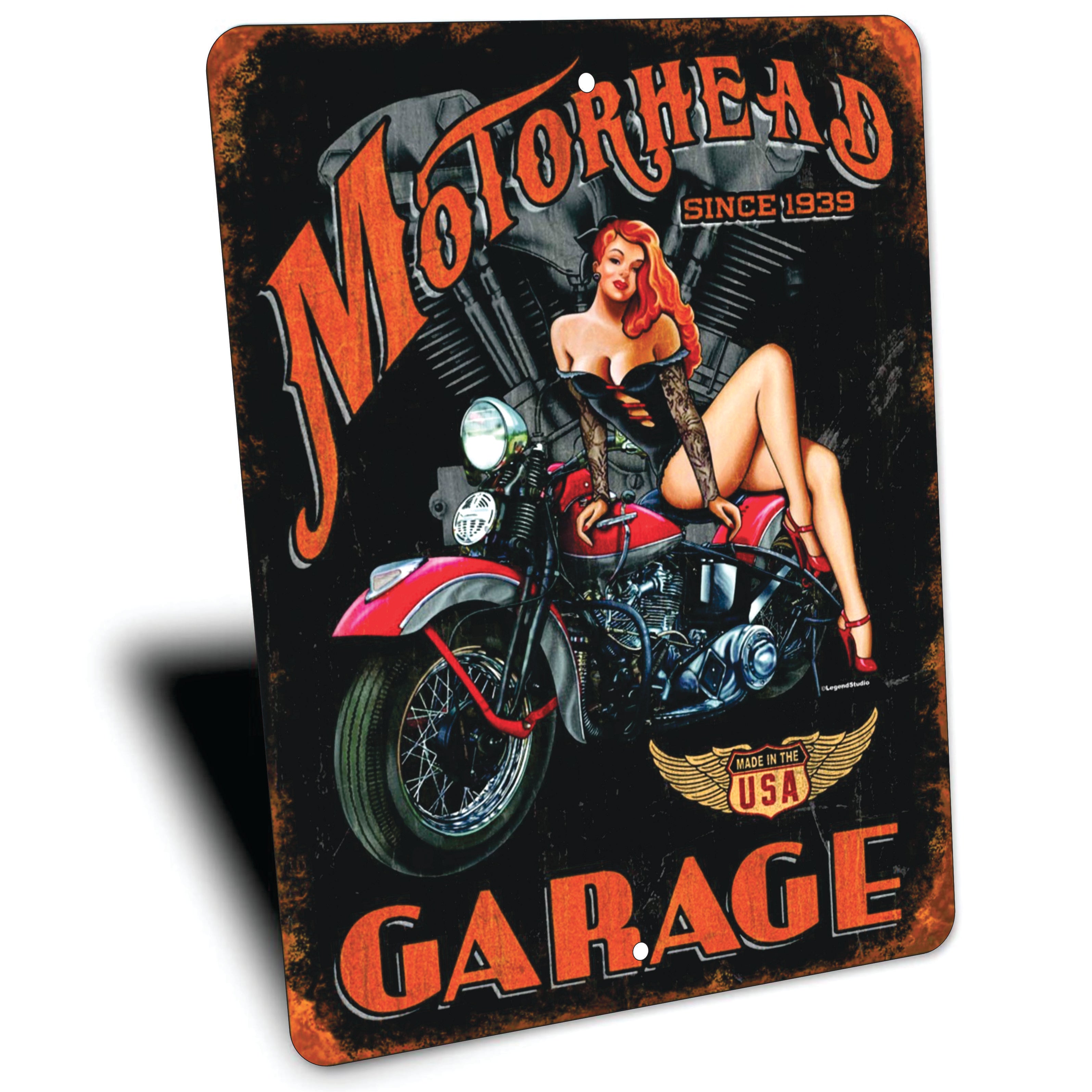 PLACA MOTORHEAD GARAGE