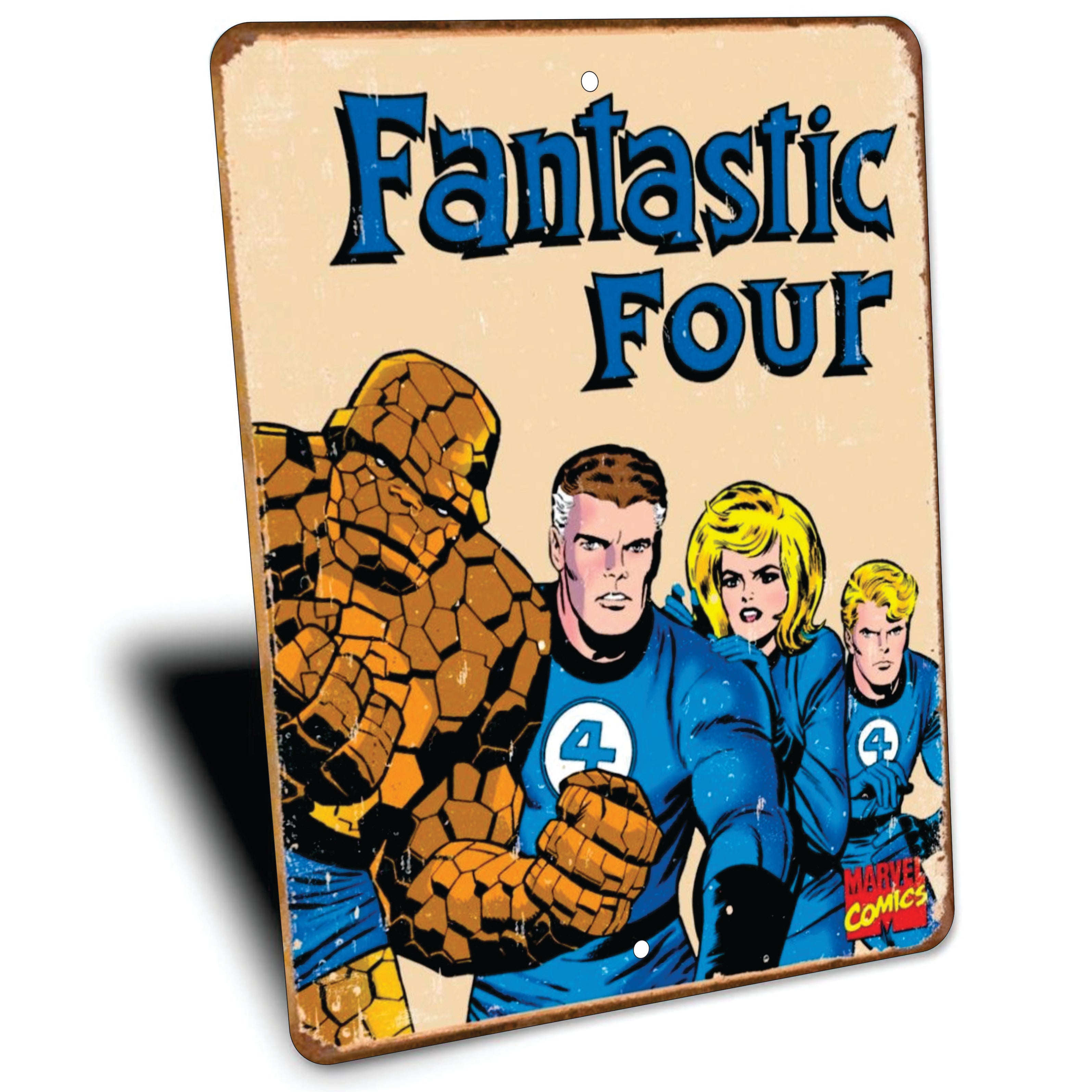 PLACA FANTASTIC FOUR MARVEL COMICS