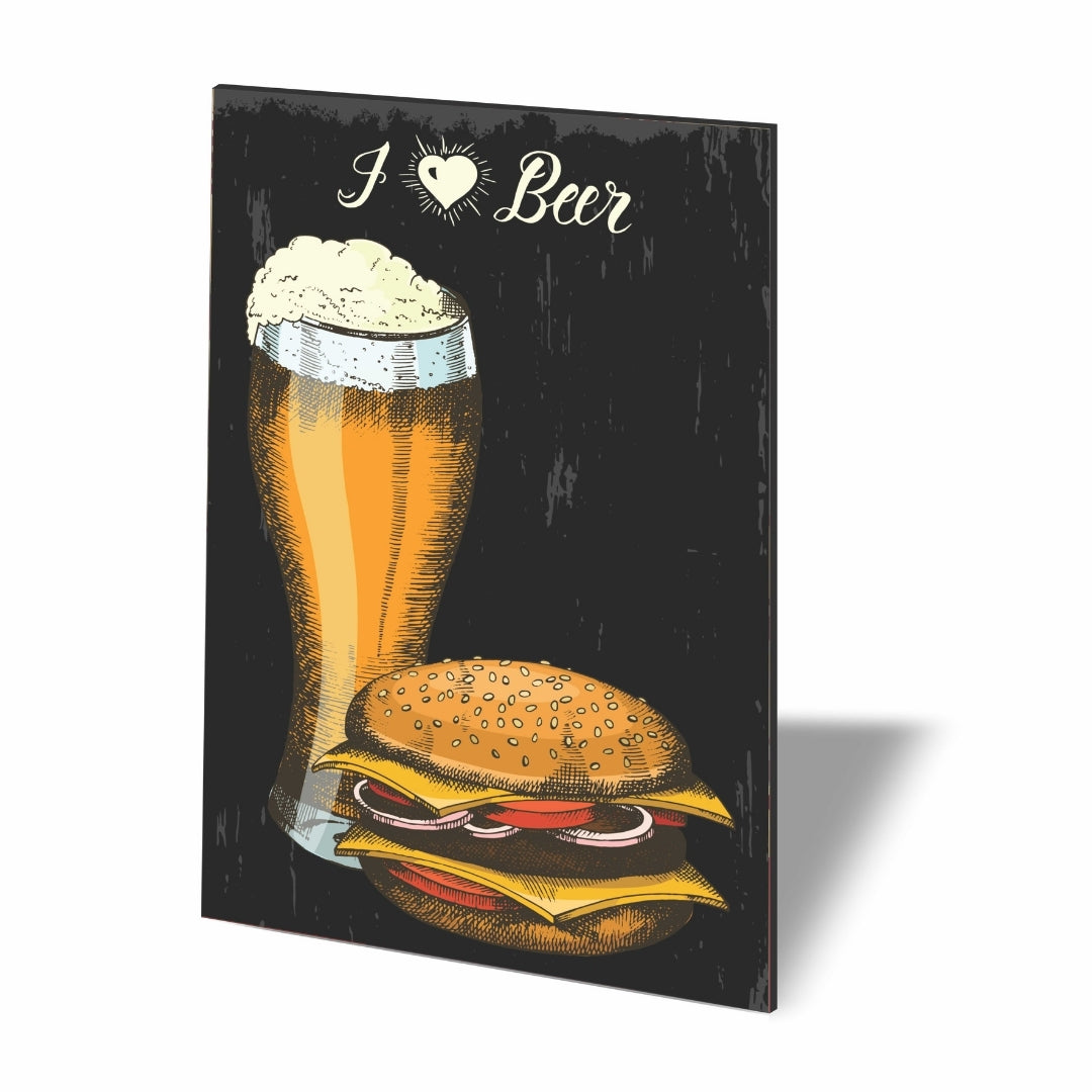 POSTER I LOVE BEER