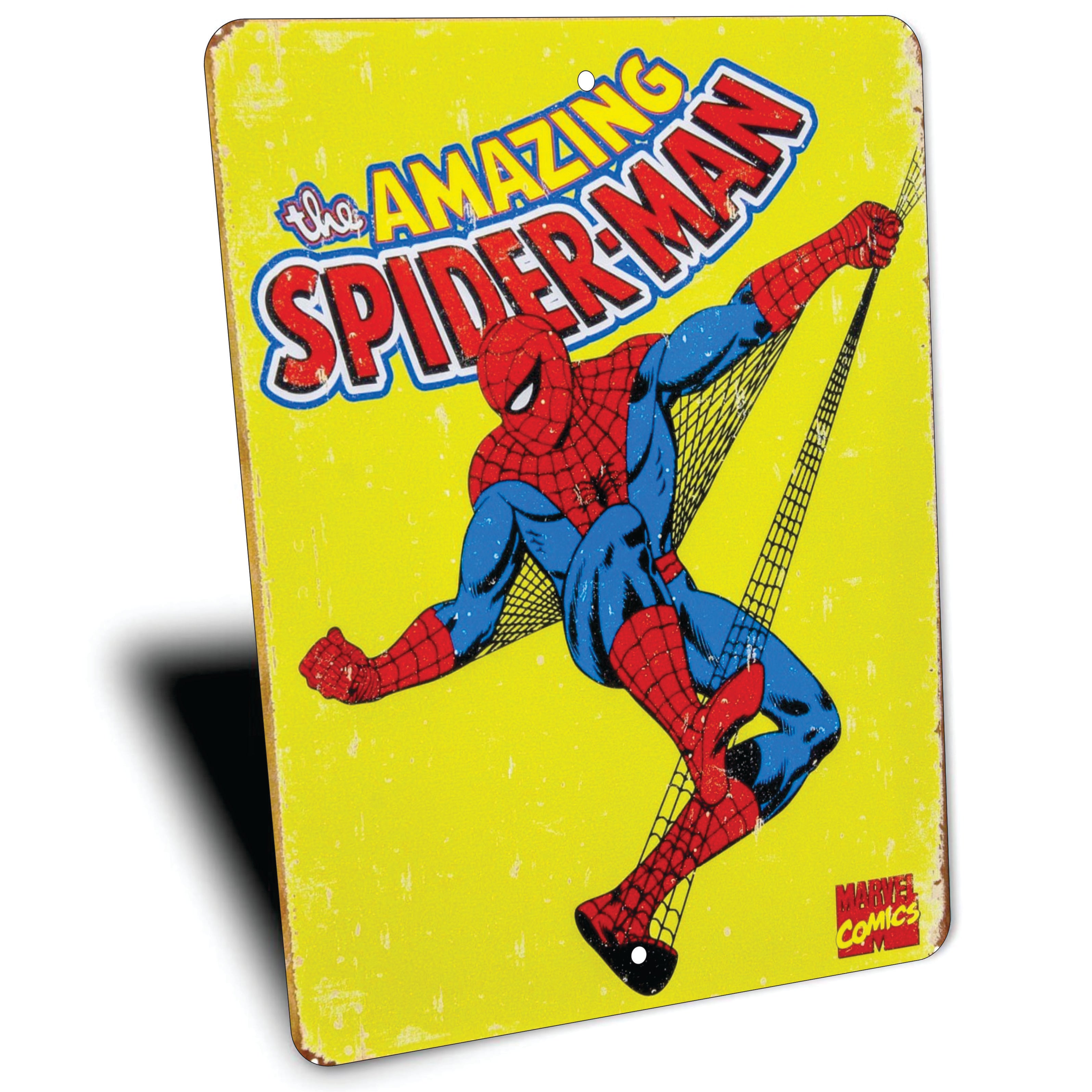 PLACA AMAZING SPIDERMAN MARVEL COMICS