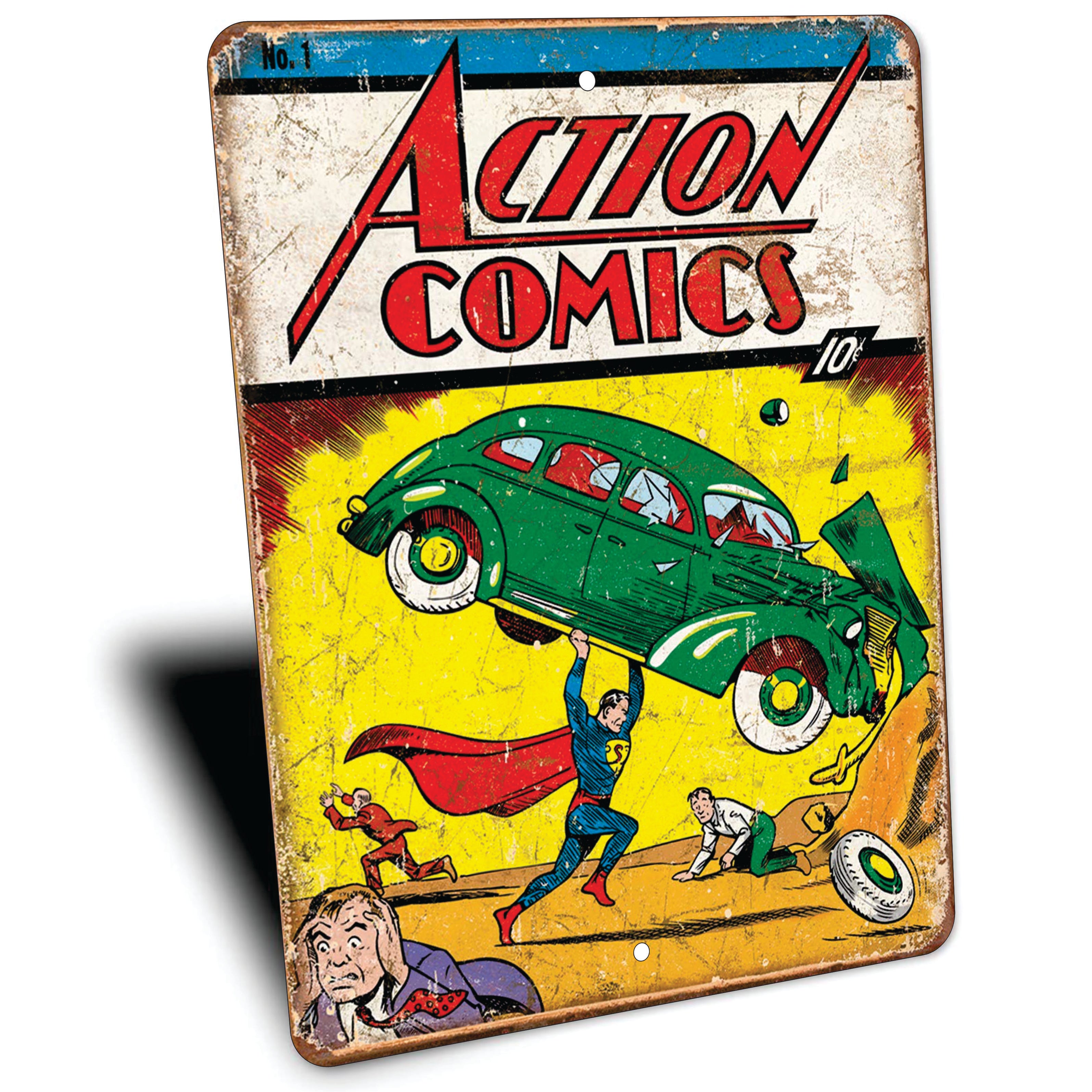 PLACA ACTION COMICS DC