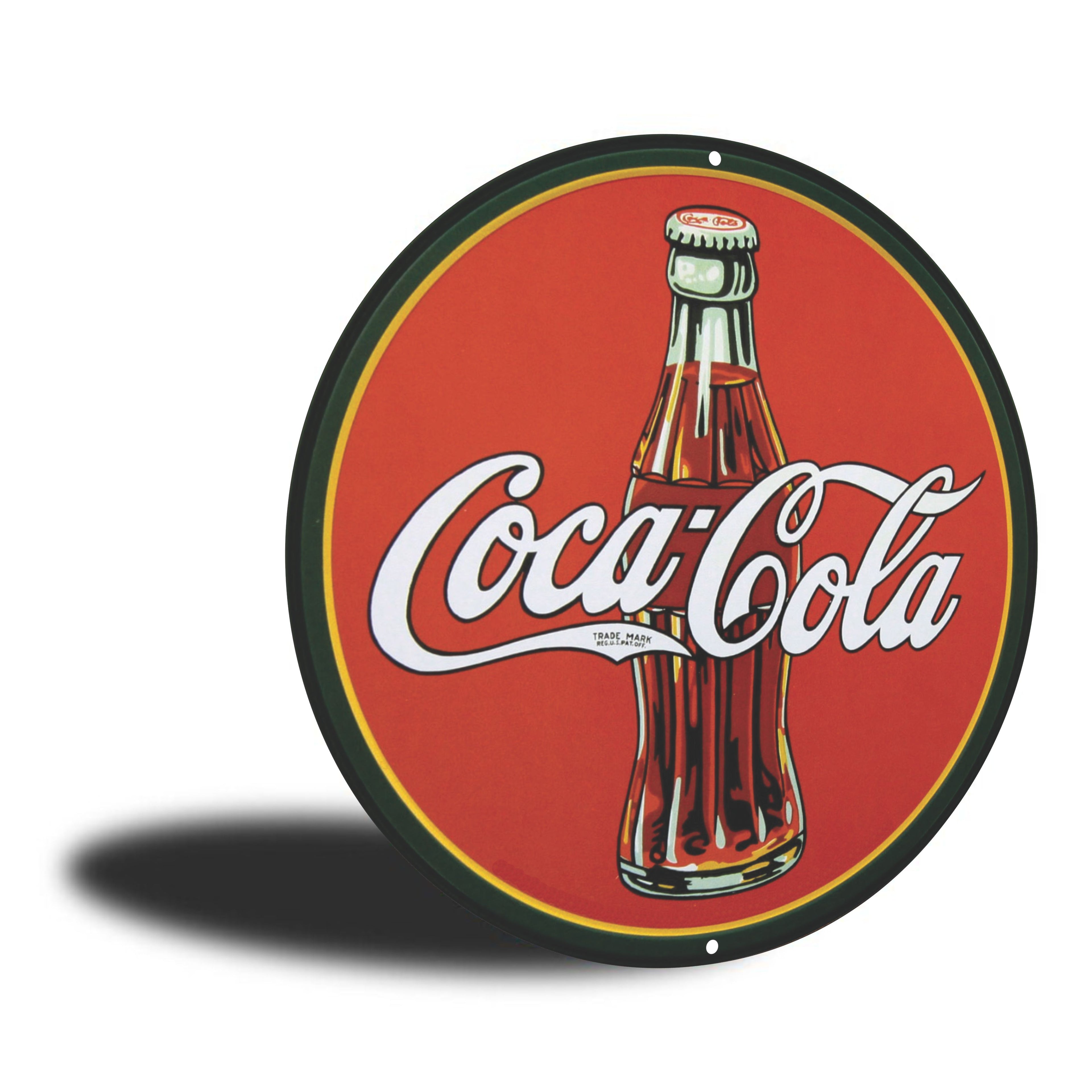PLACA CIRCULAR COCA-COLA CLASSIC