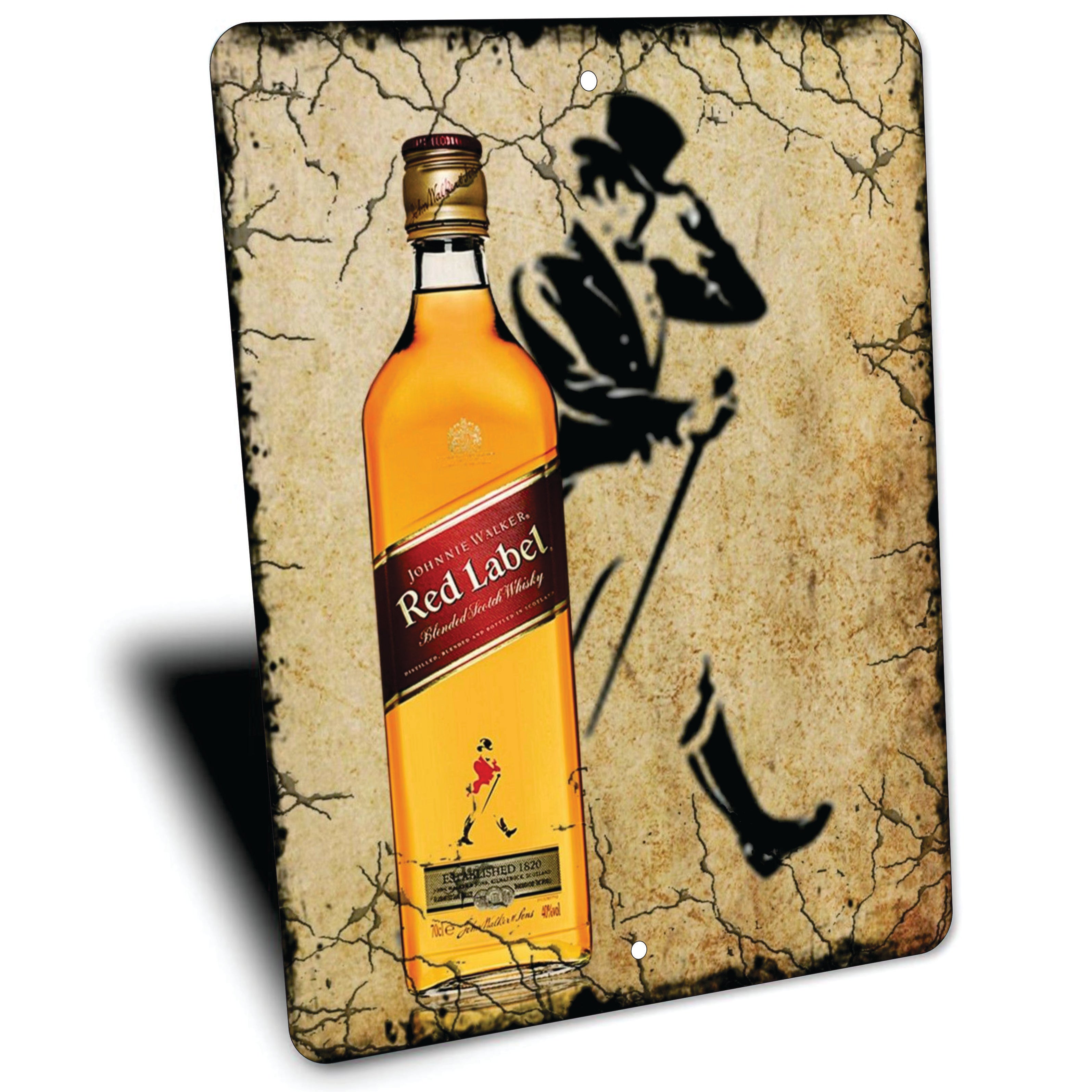 PLACA RED LABEL JOHNNIE WALKER