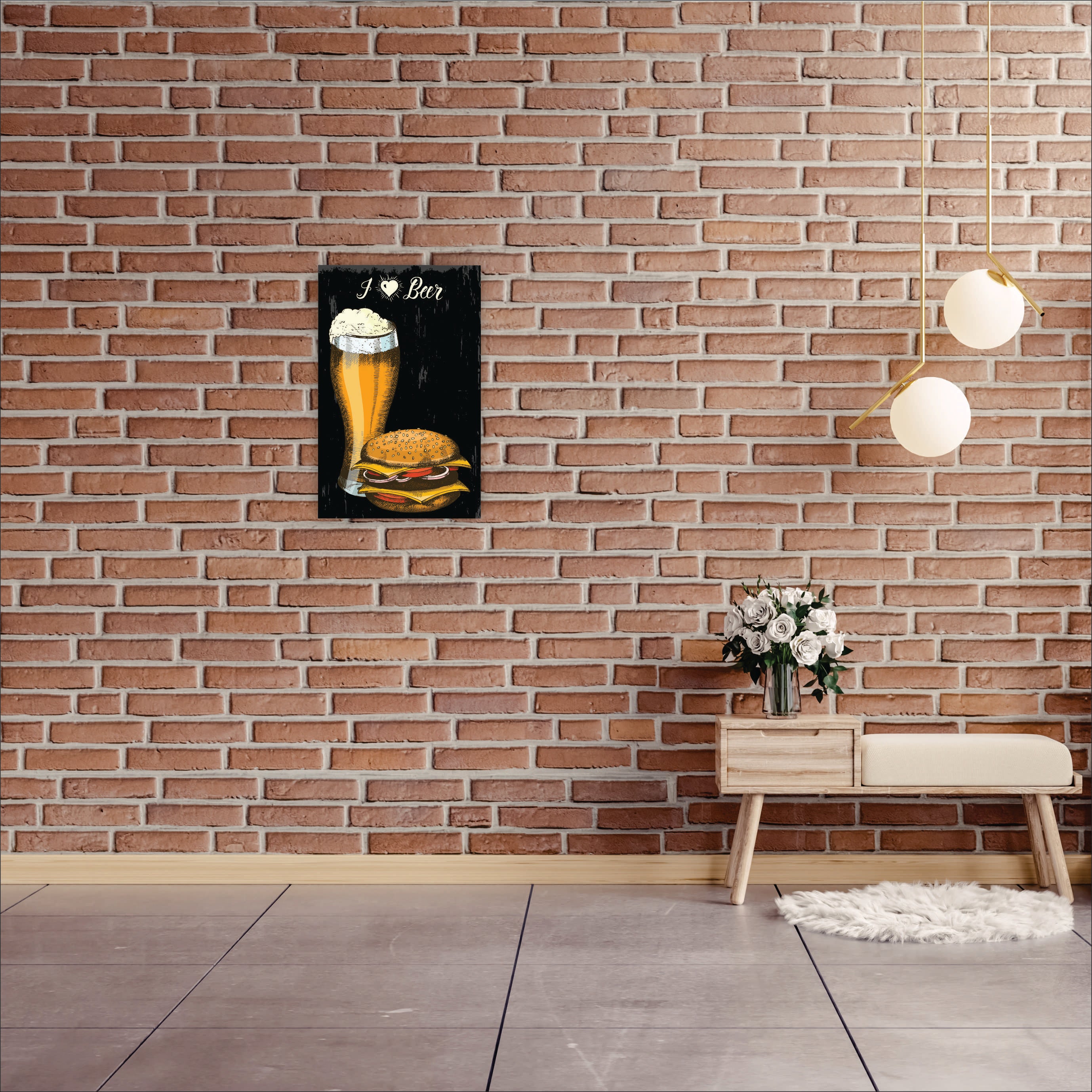 POSTER I LOVE BEER