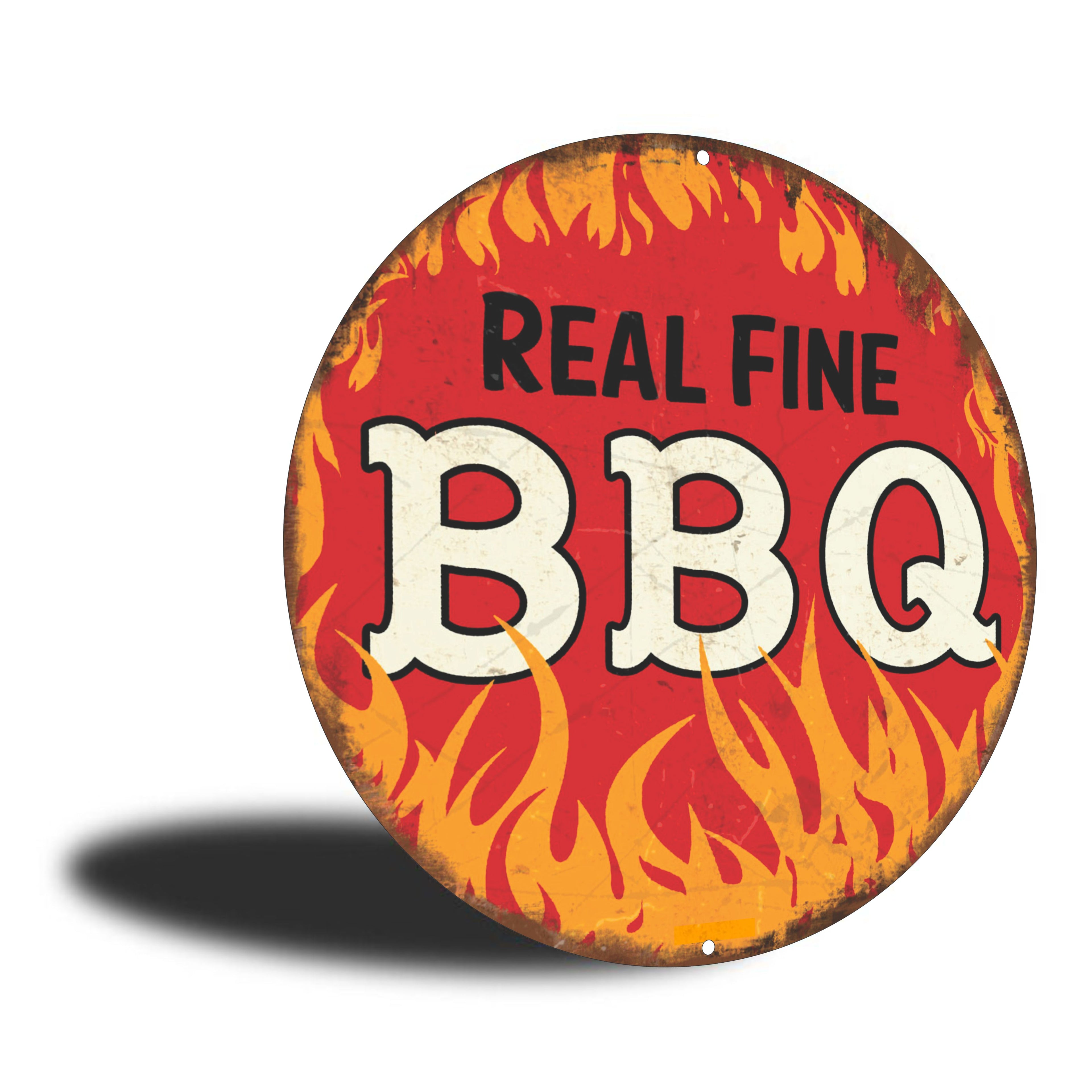PLACA CIRCULAR BBQ