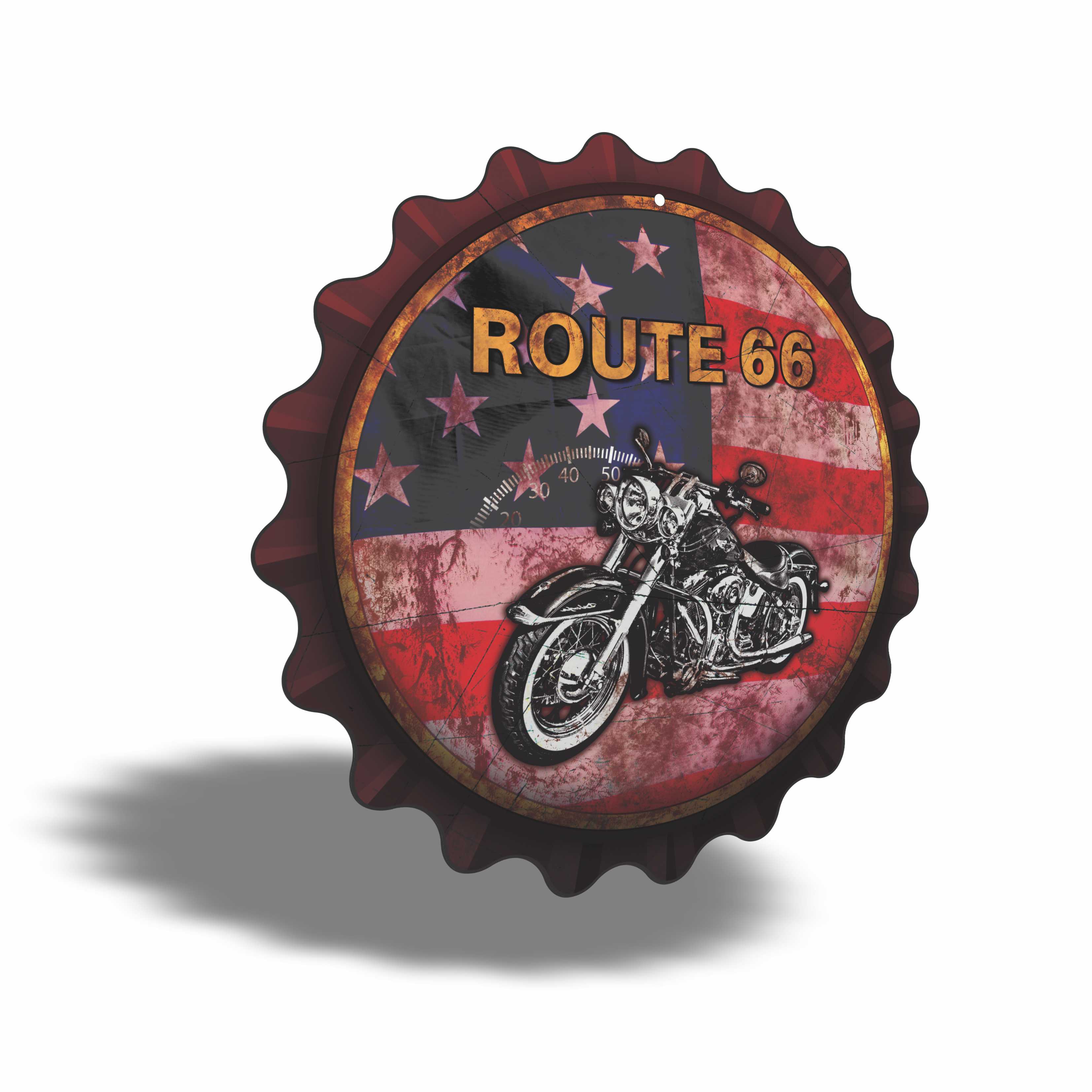 TAPA MOTO ROUTE 66