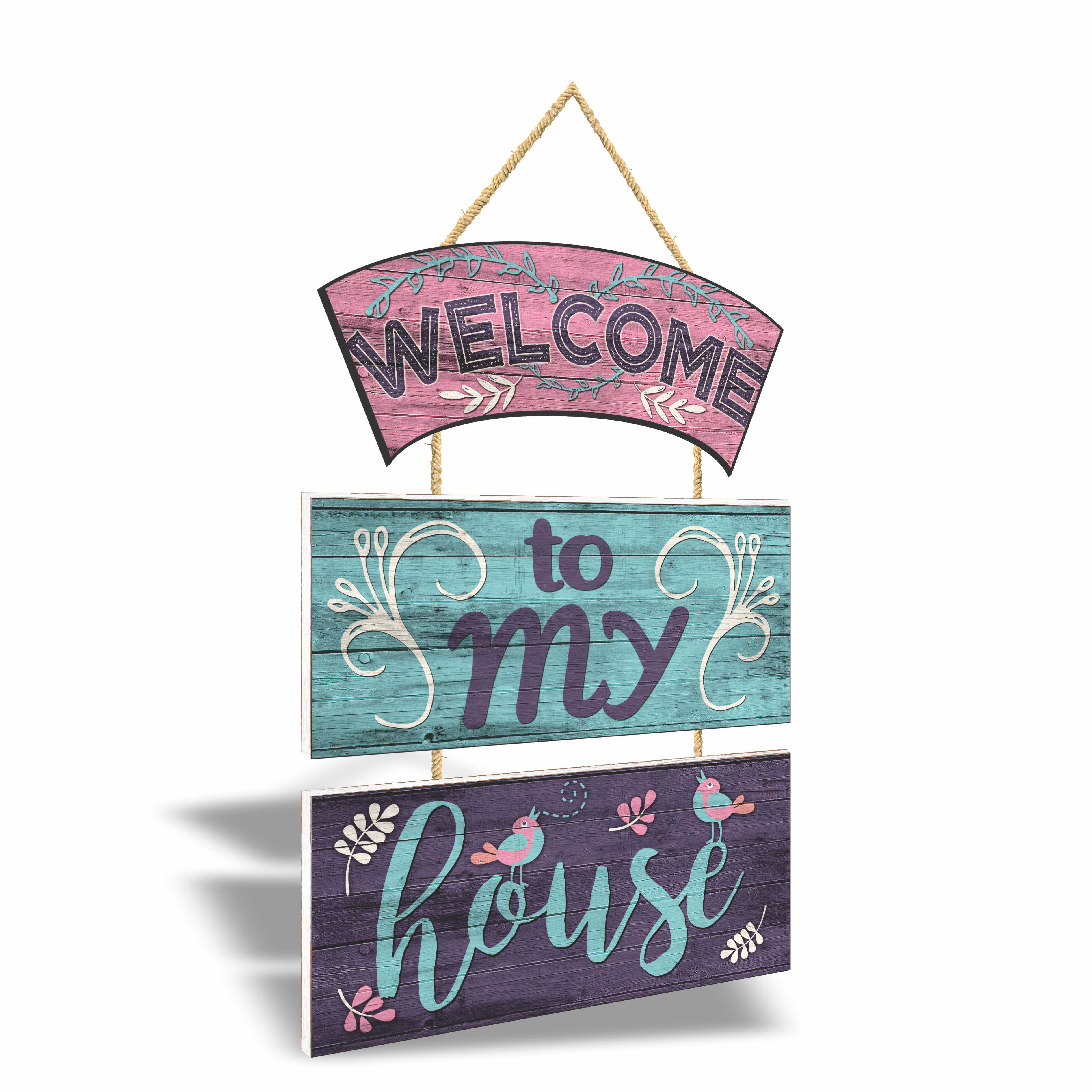 DECO PUERTA WELCOME HOUSE