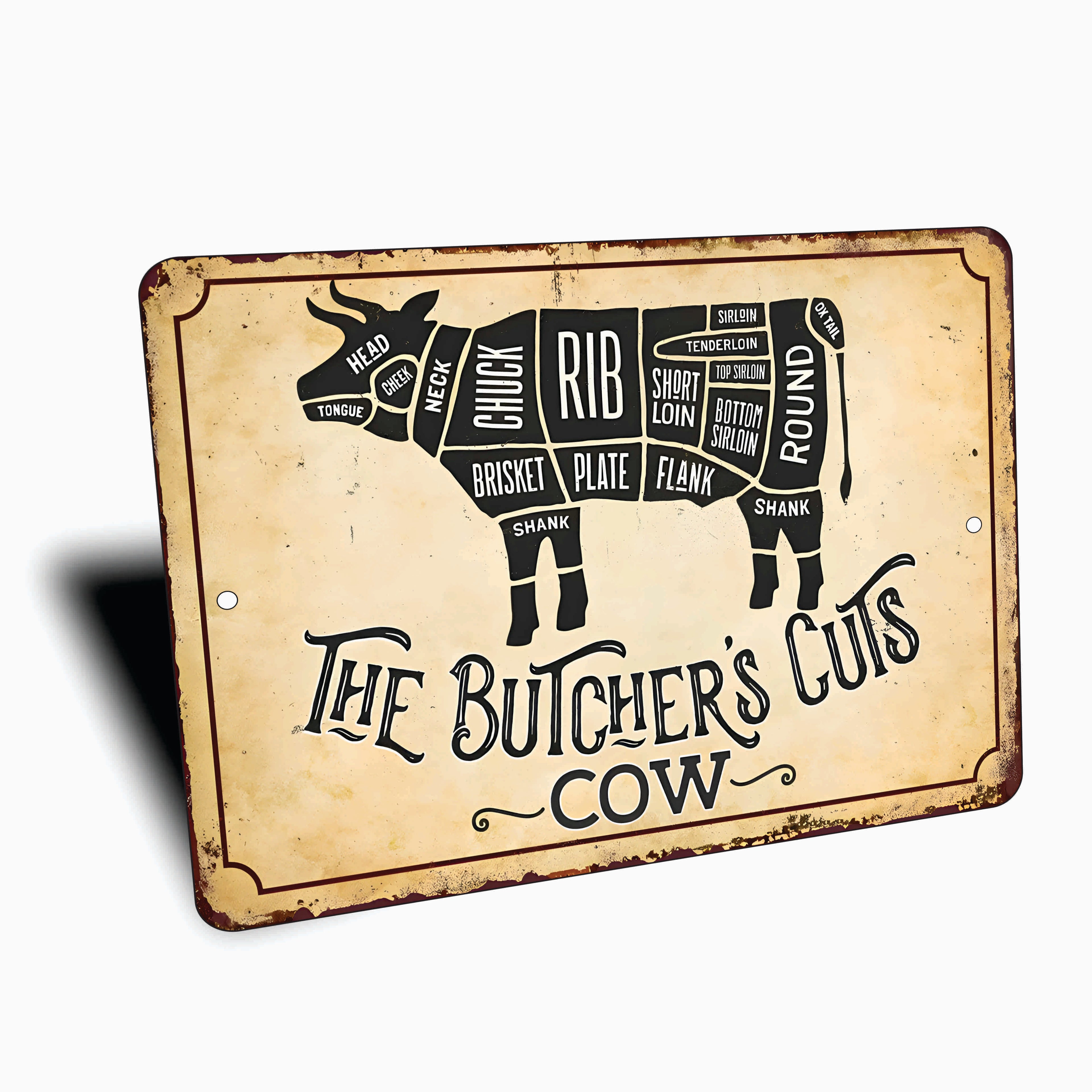 PLACA CUTS OF COW