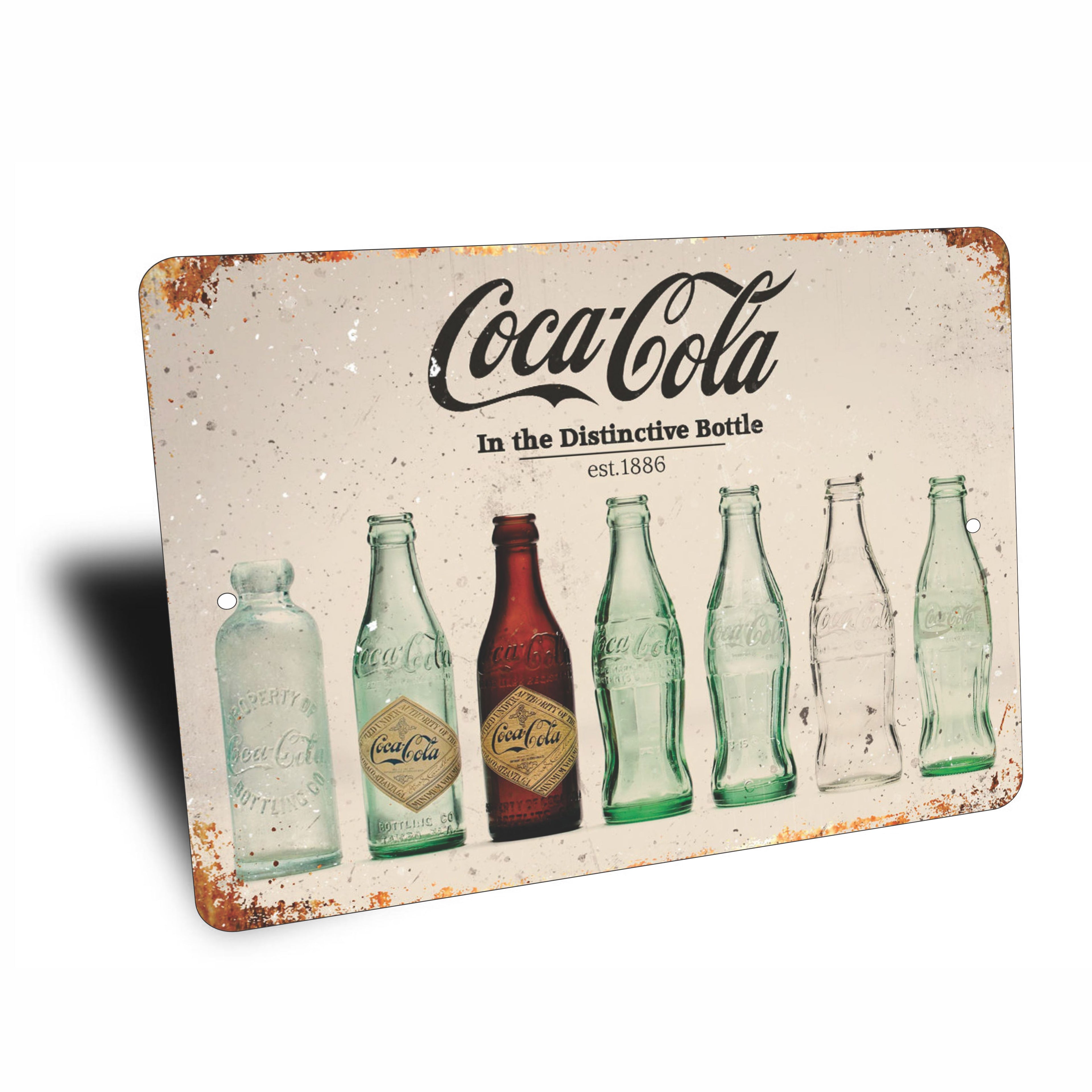 PLACA COCA-COLA EST 1886