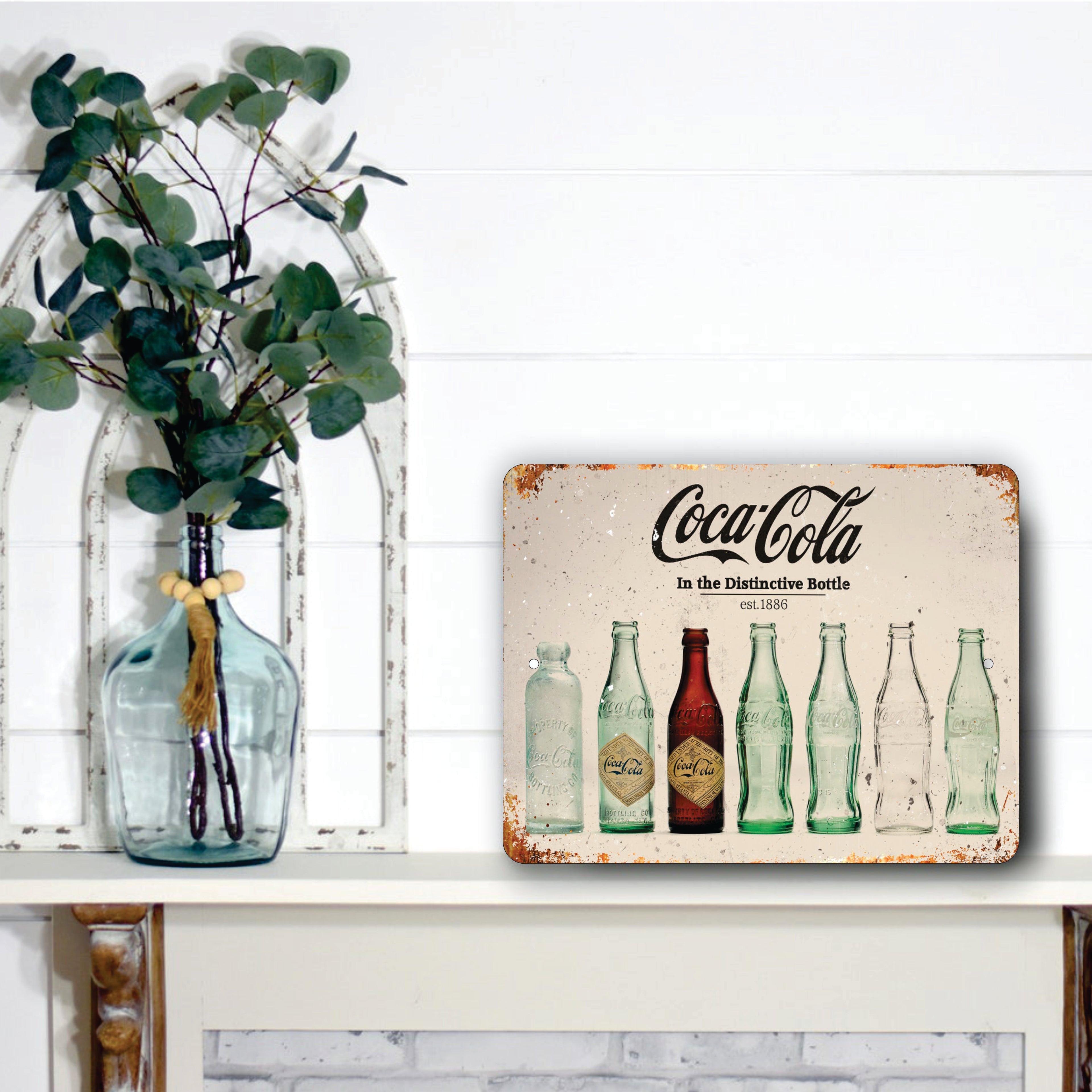 PLACA COCA-COLA EST 1886