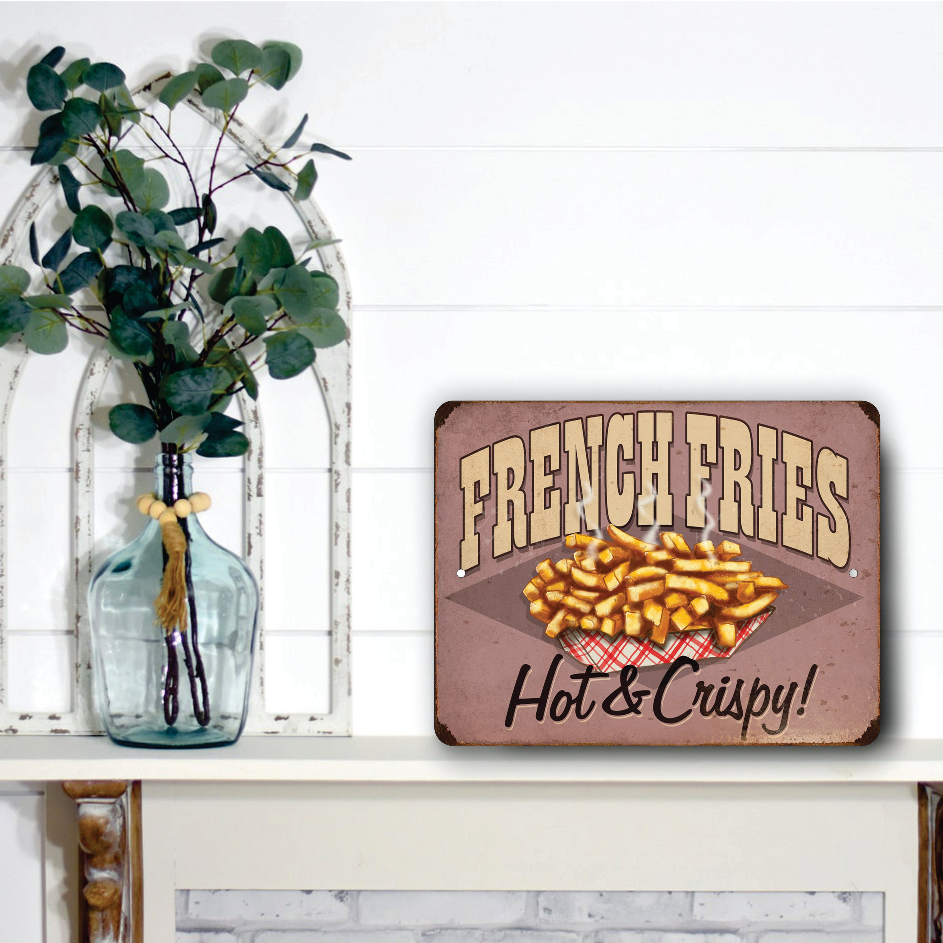 PLACA FRENCH FRIES HOT & CRISPY