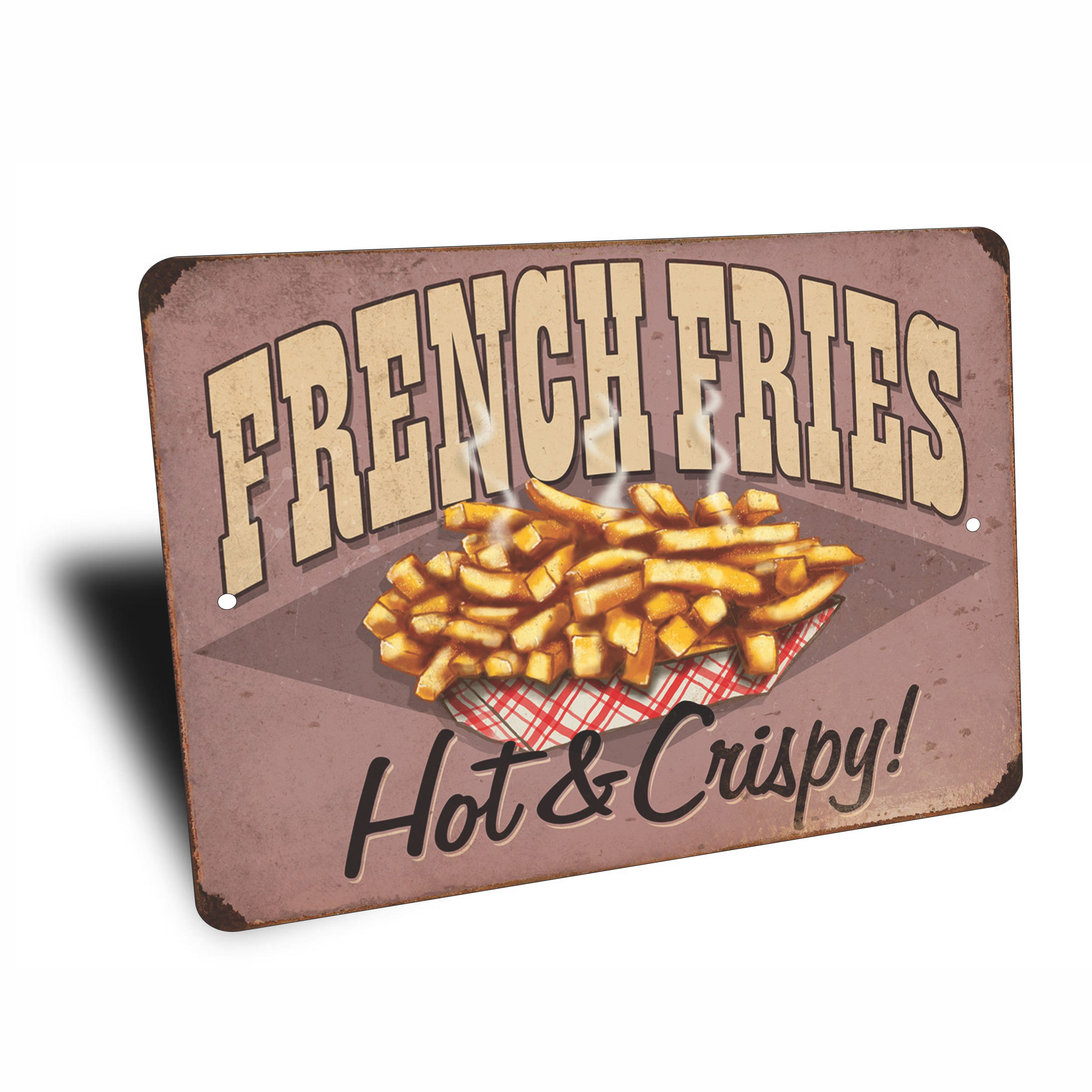 PLACA FRENCH FRIES HOT & CRISPY