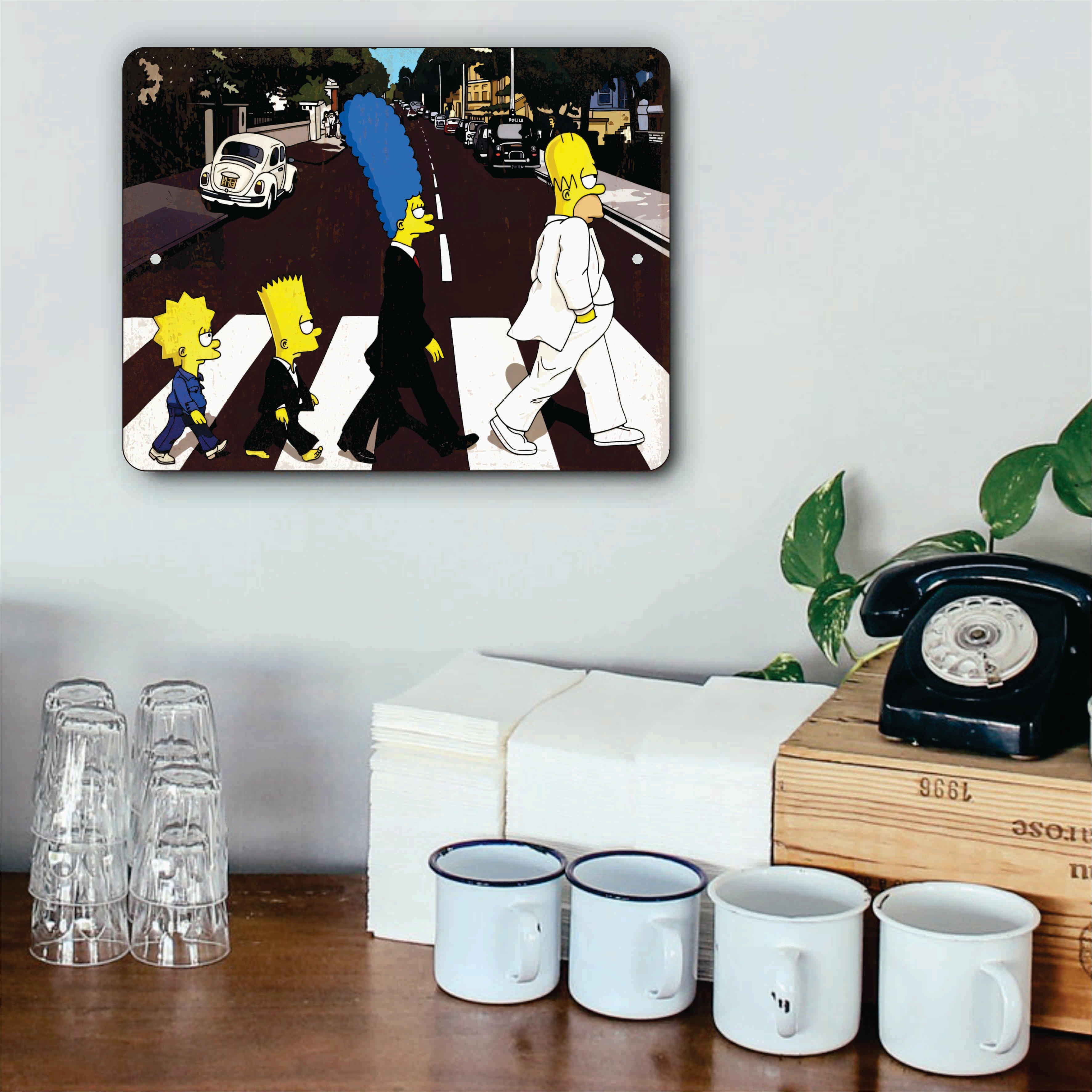 PLACA LOS SIMPSON