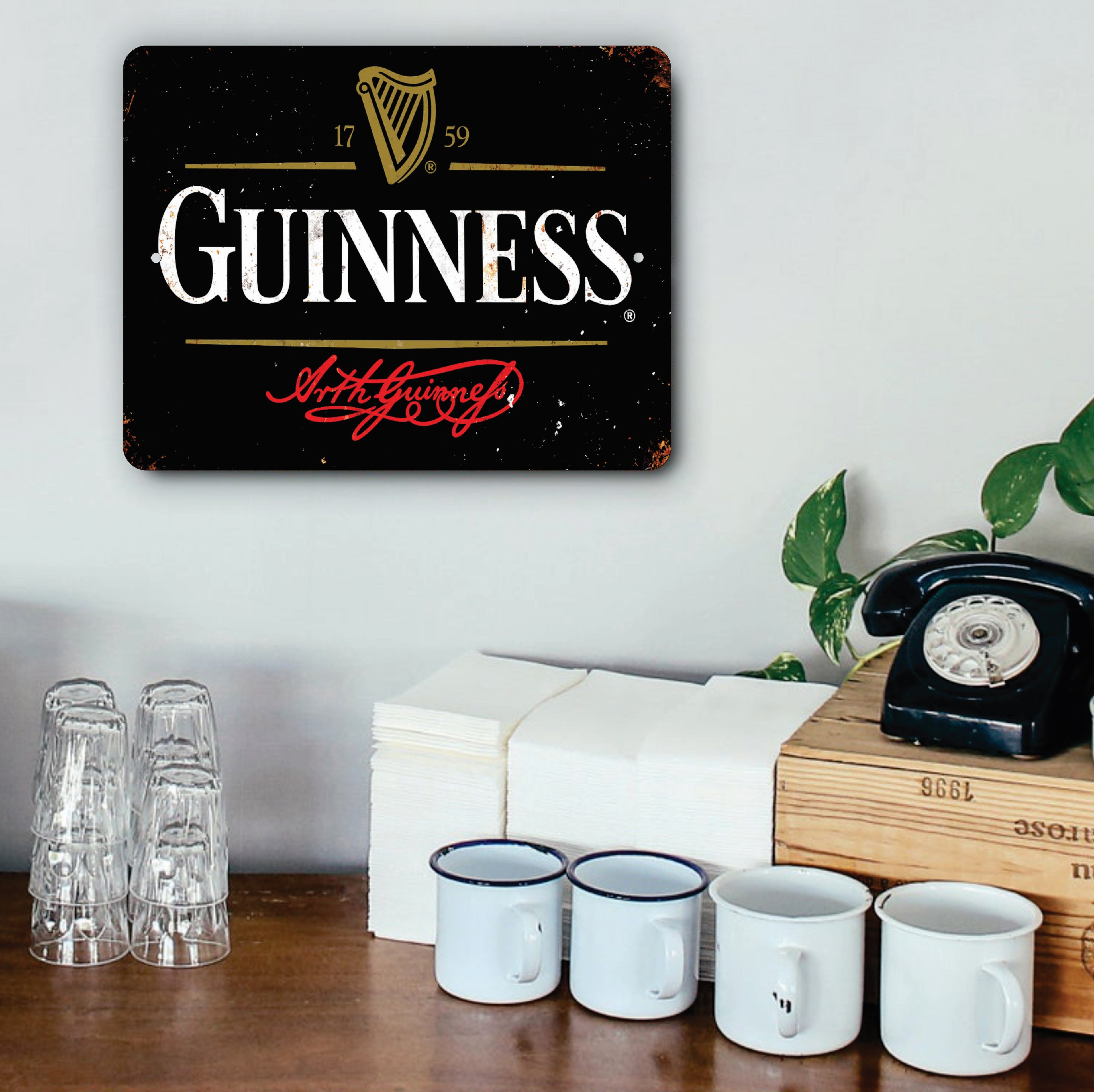 PLACA GUINNESS BEER