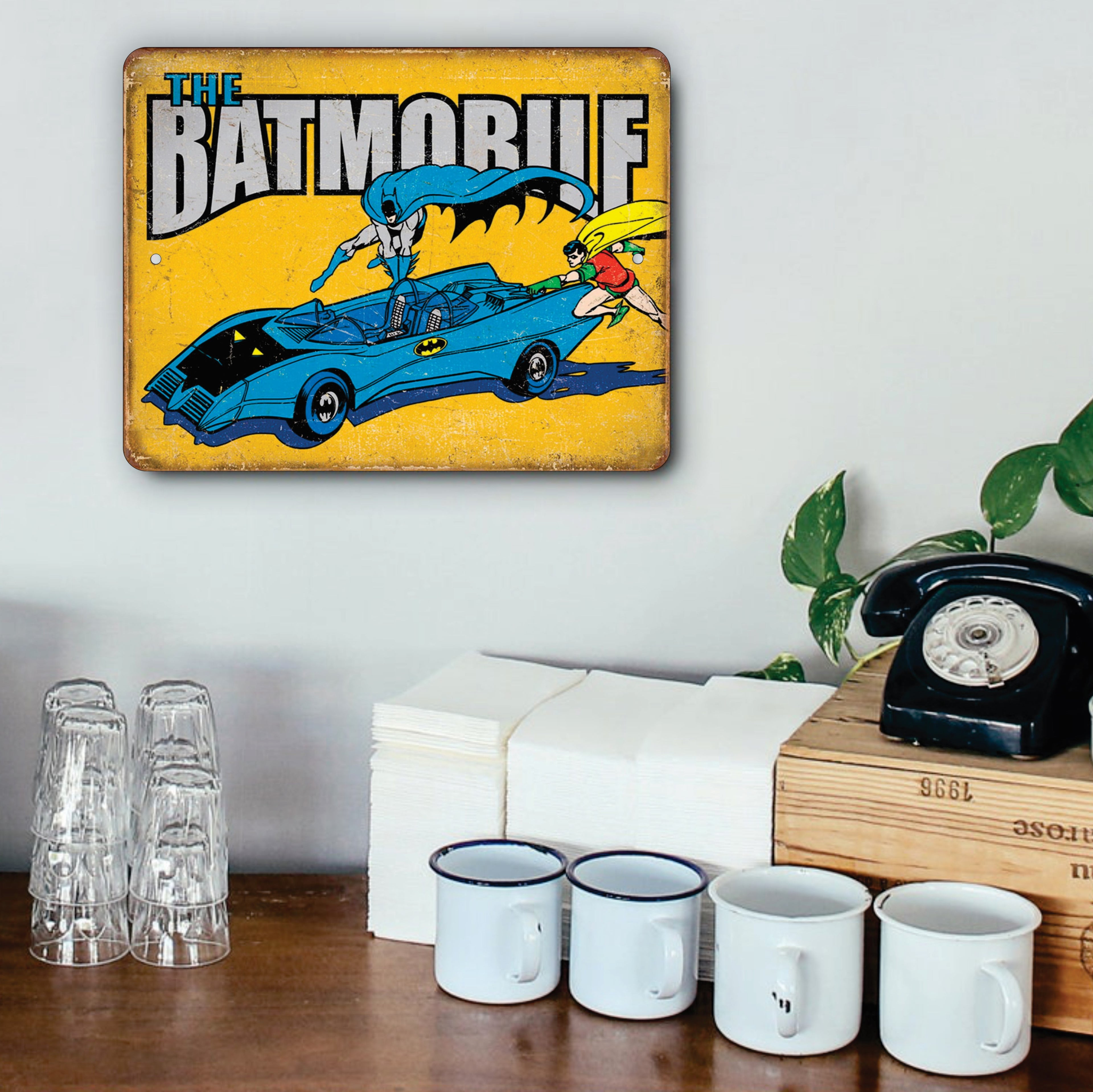 PLACA THE BATMOBILE