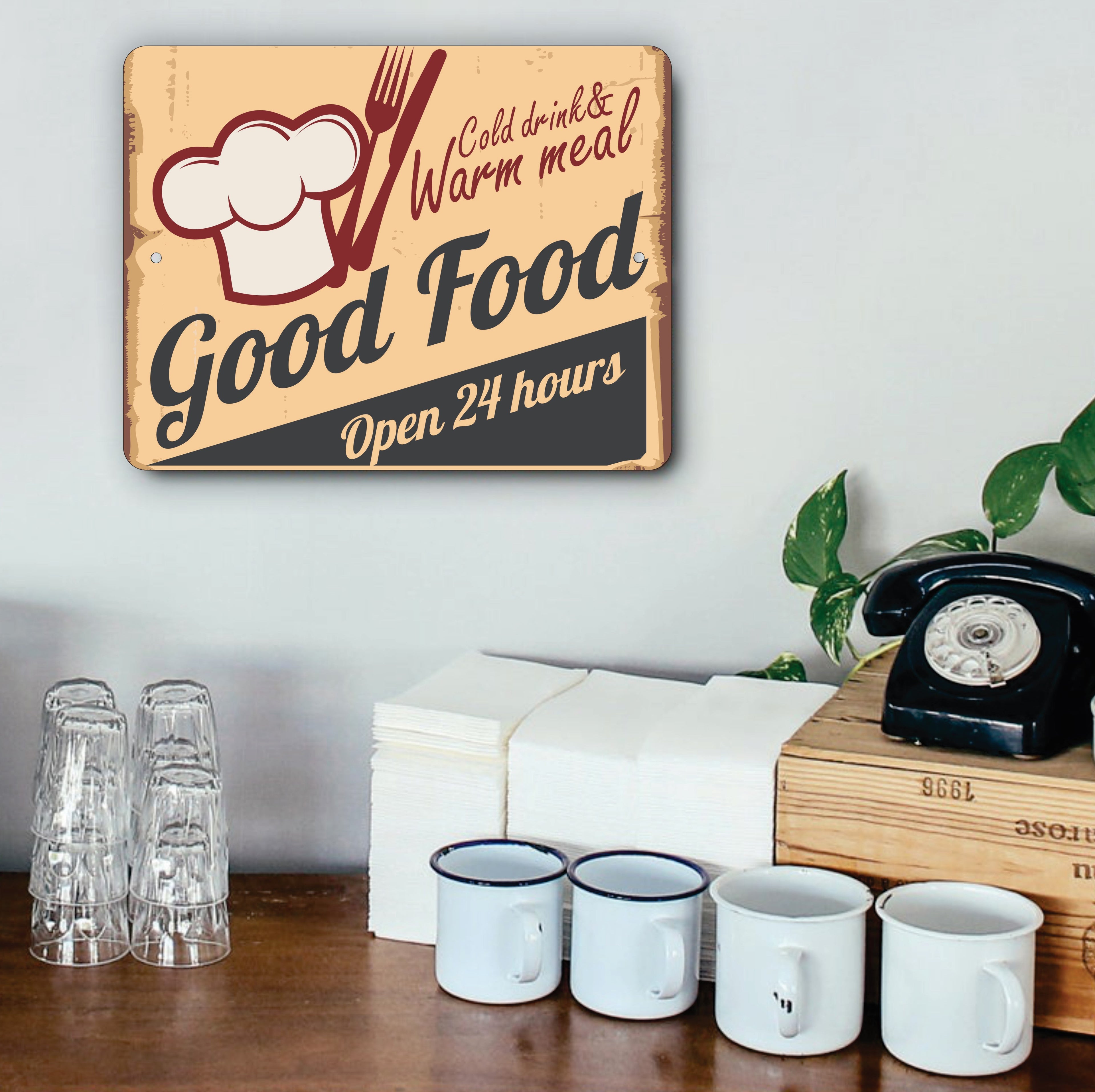PLACA GOOD FOOD