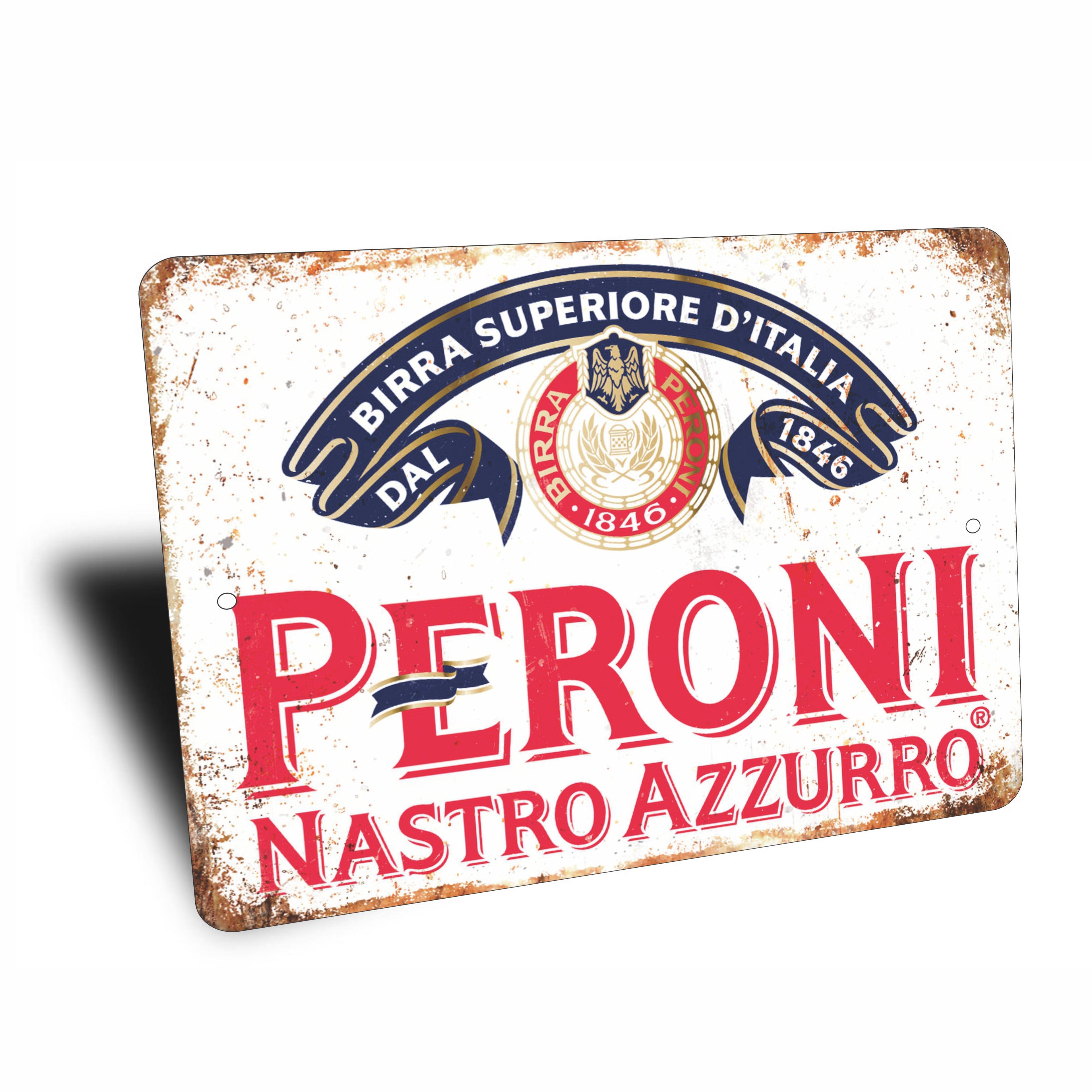 PLACA CERVEZA PERONI