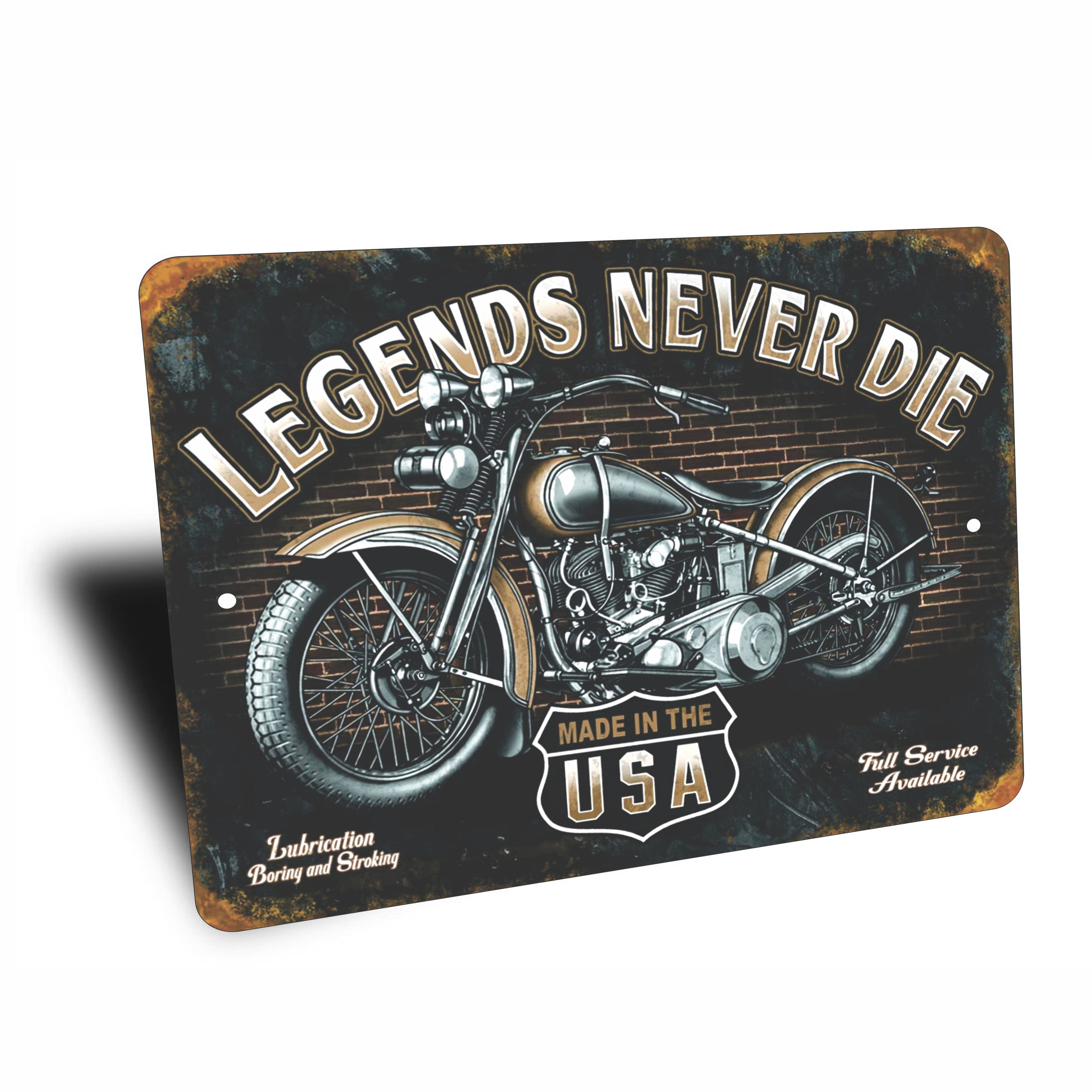 PLACA LEGENDS NEVER DIE