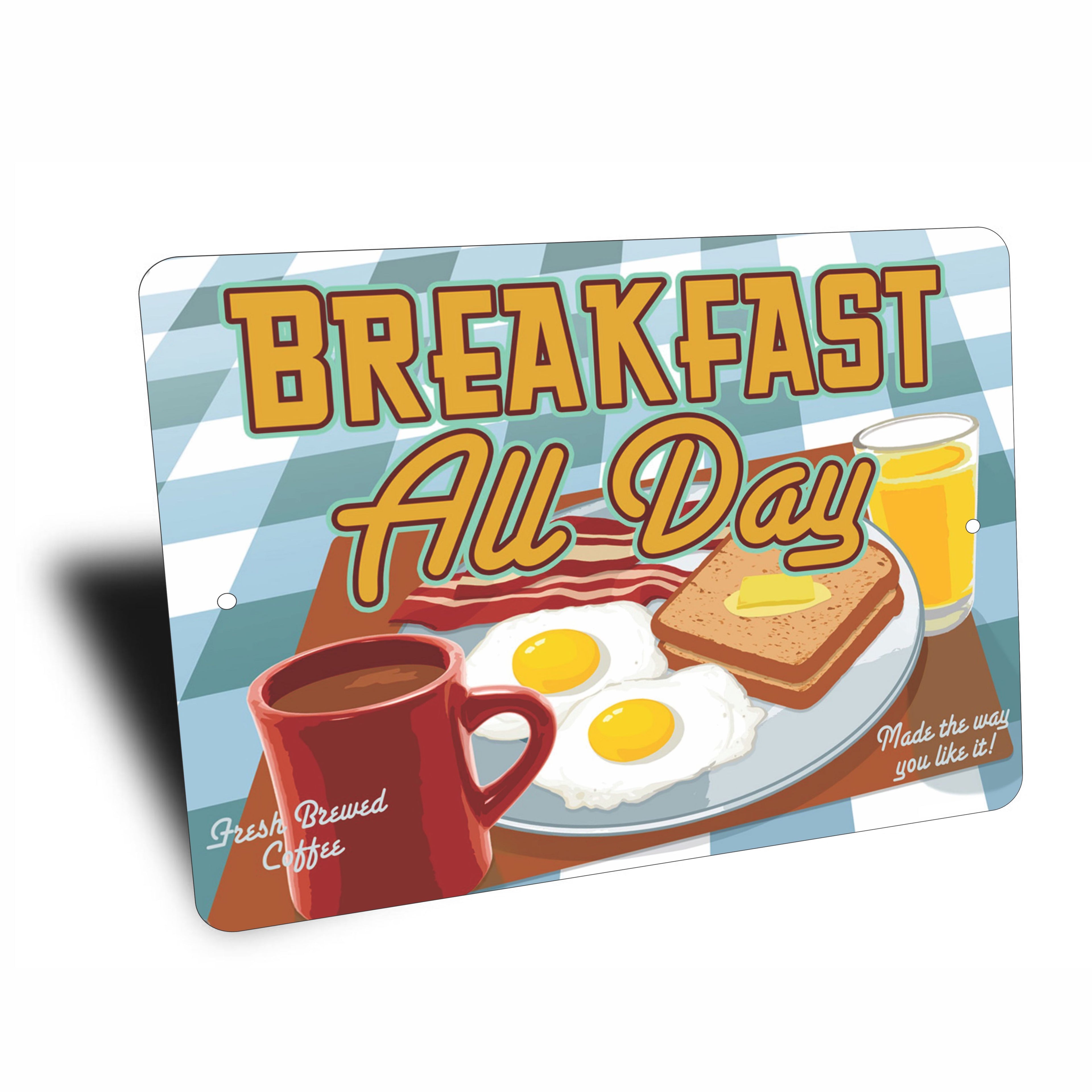 PLACA BREAKFAST ALL DAY