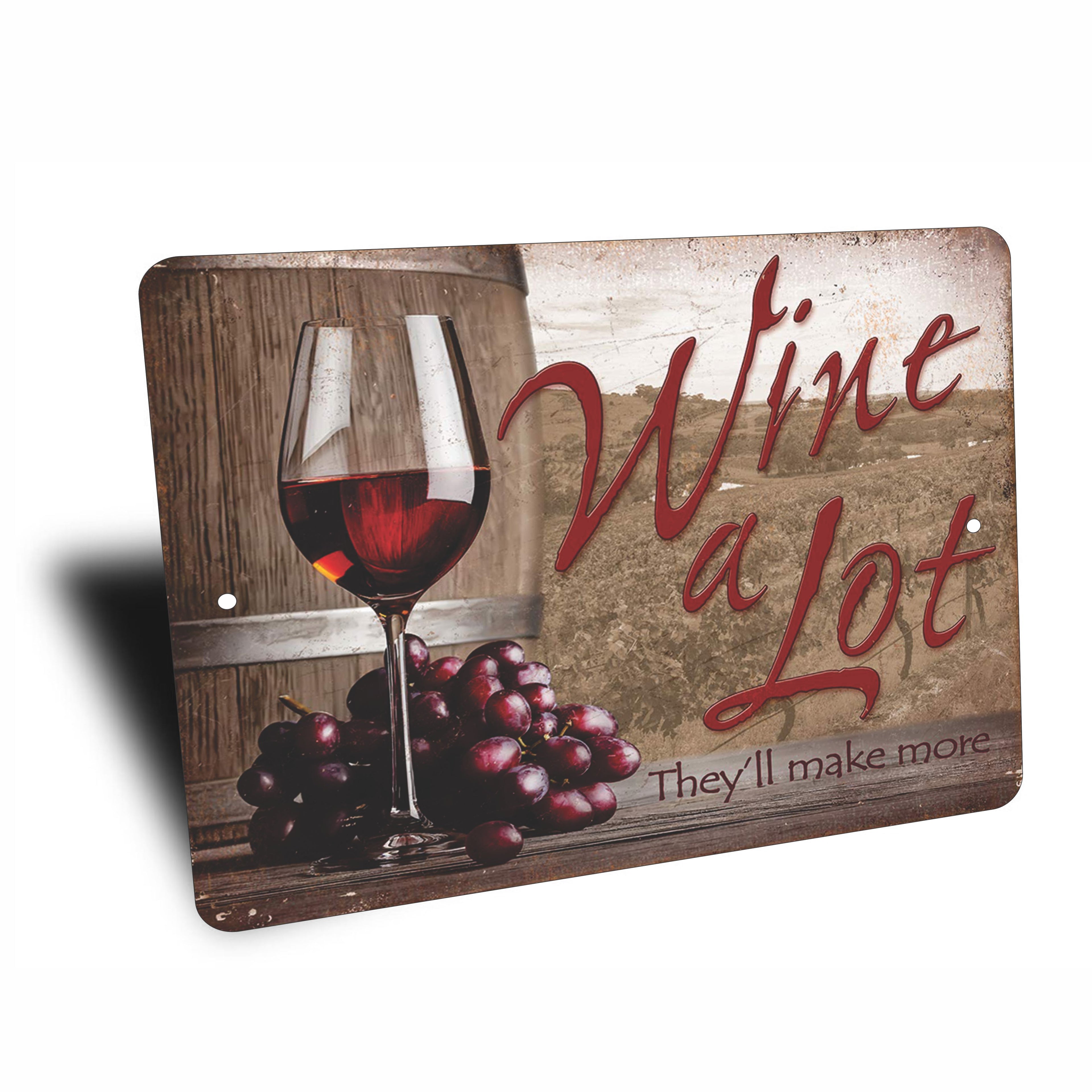 PLACA WINE A LOT