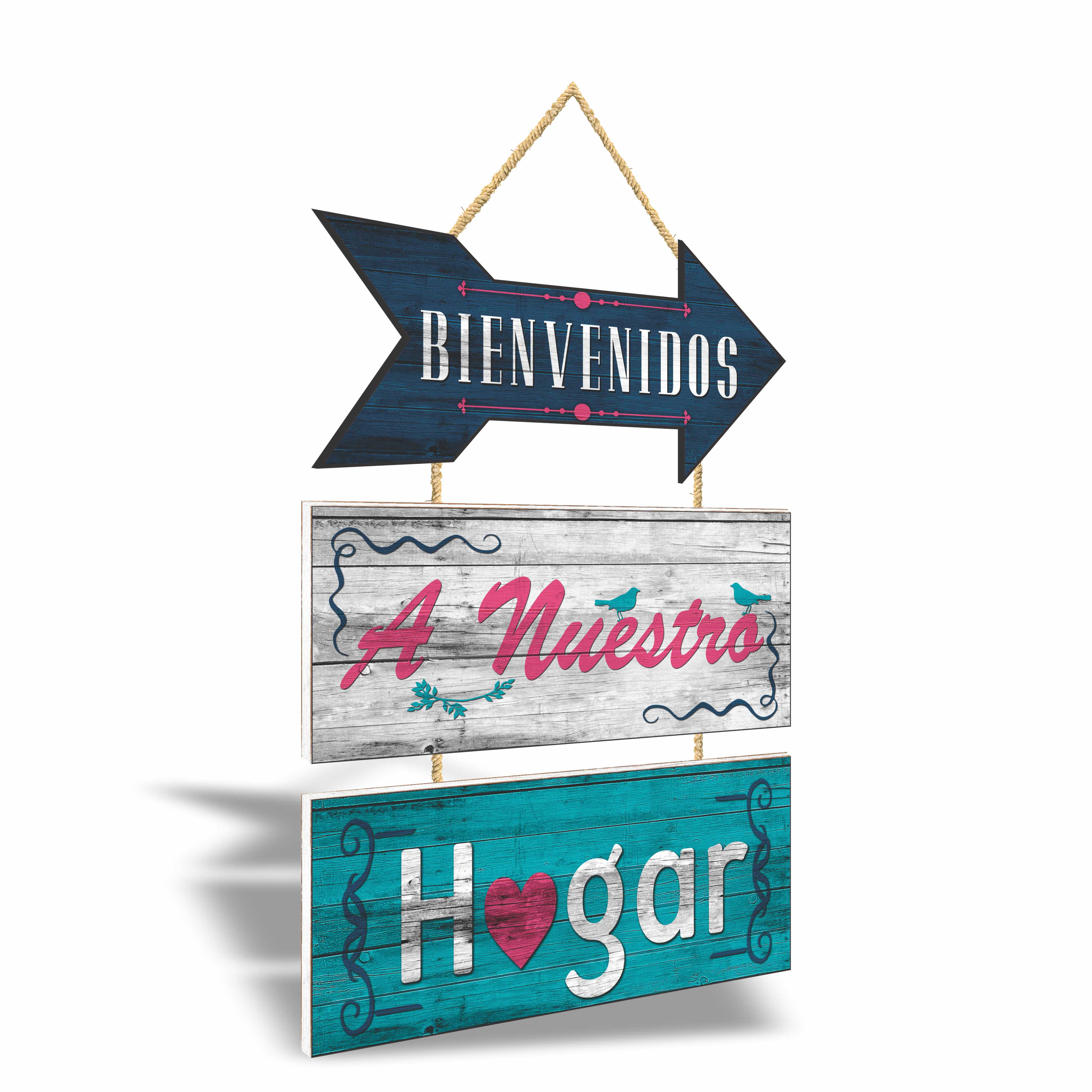 DECO PUERTA BIENVENIDOS