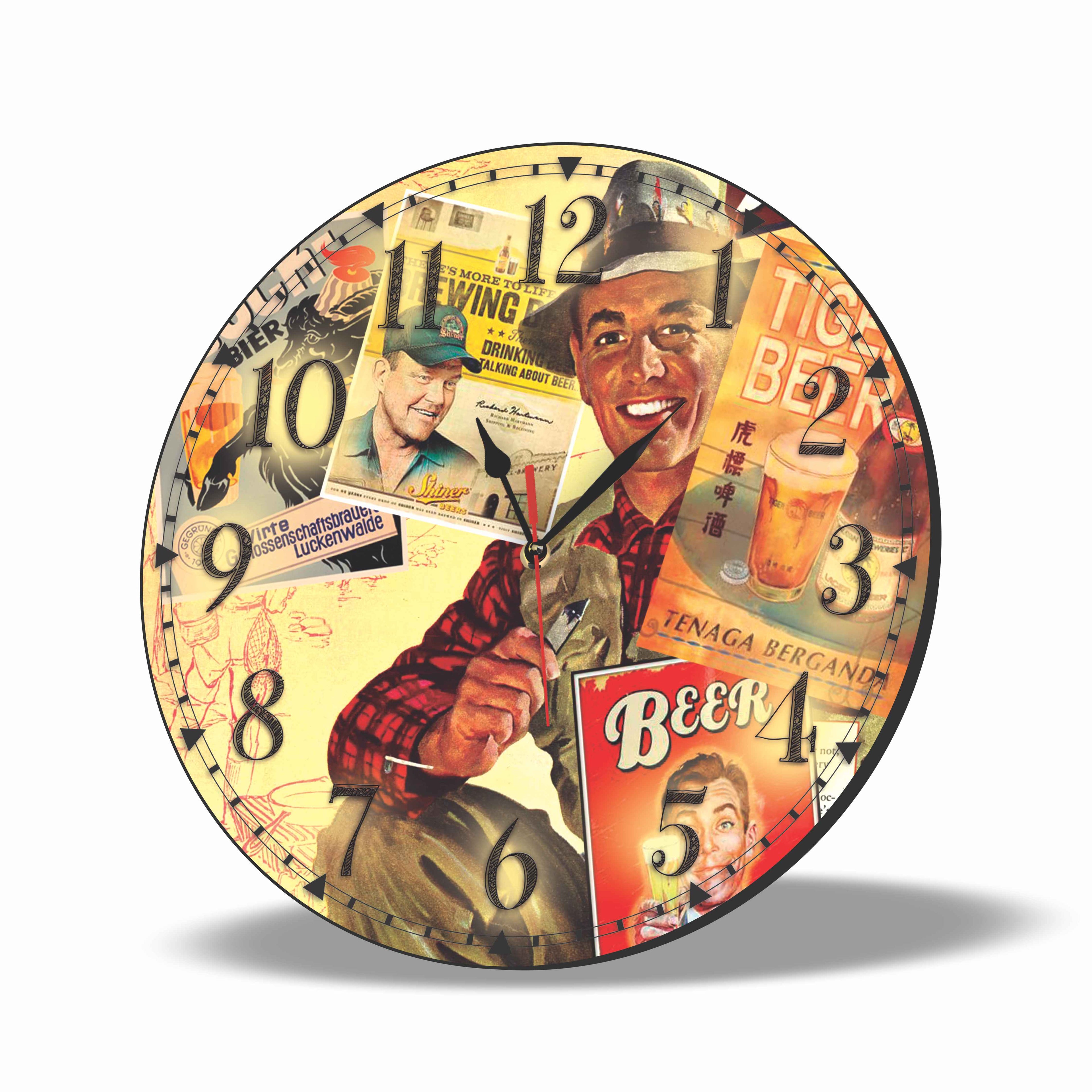 RELOJ BEER COLLAGE