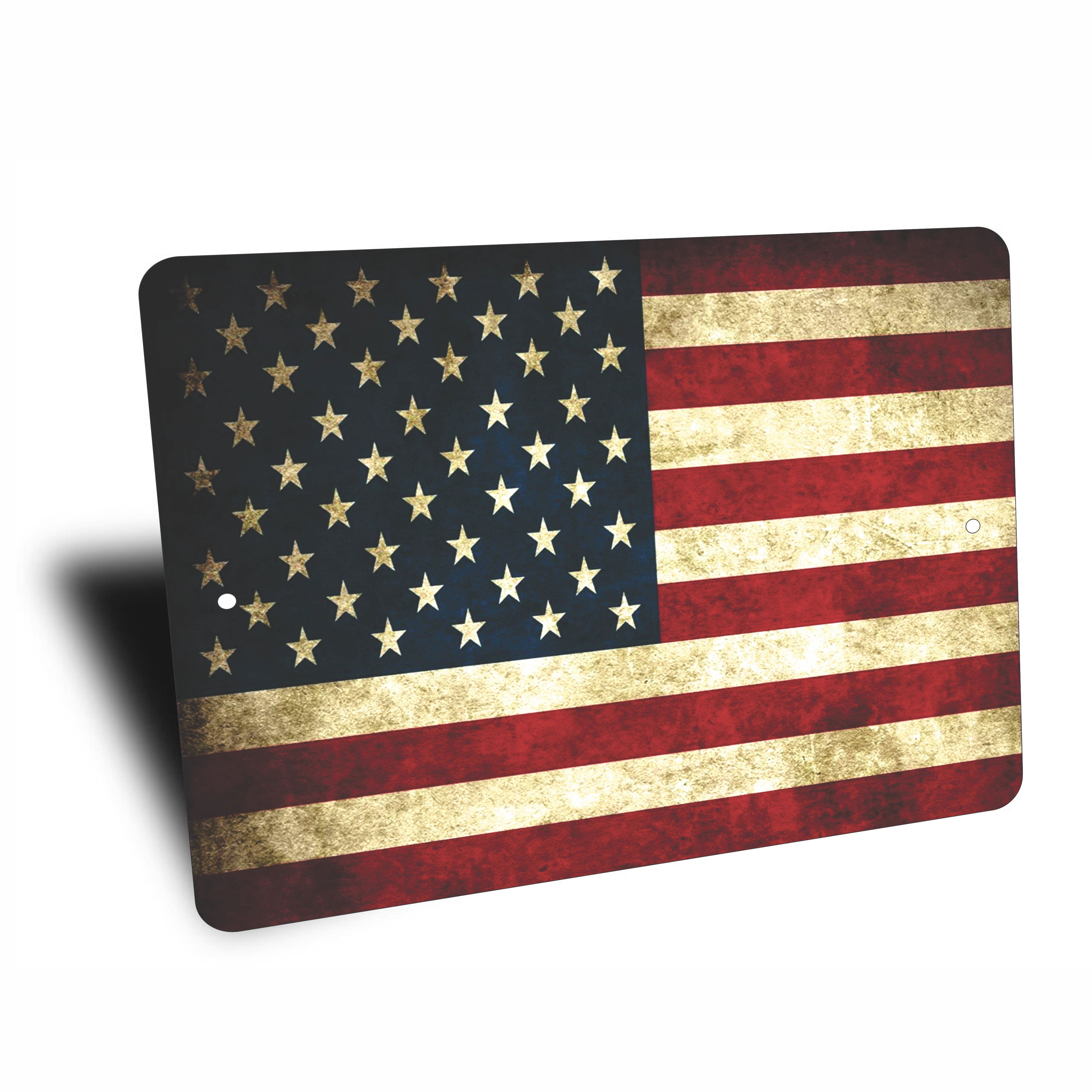 PLACA BANDERA ESTADOS UNIDOS