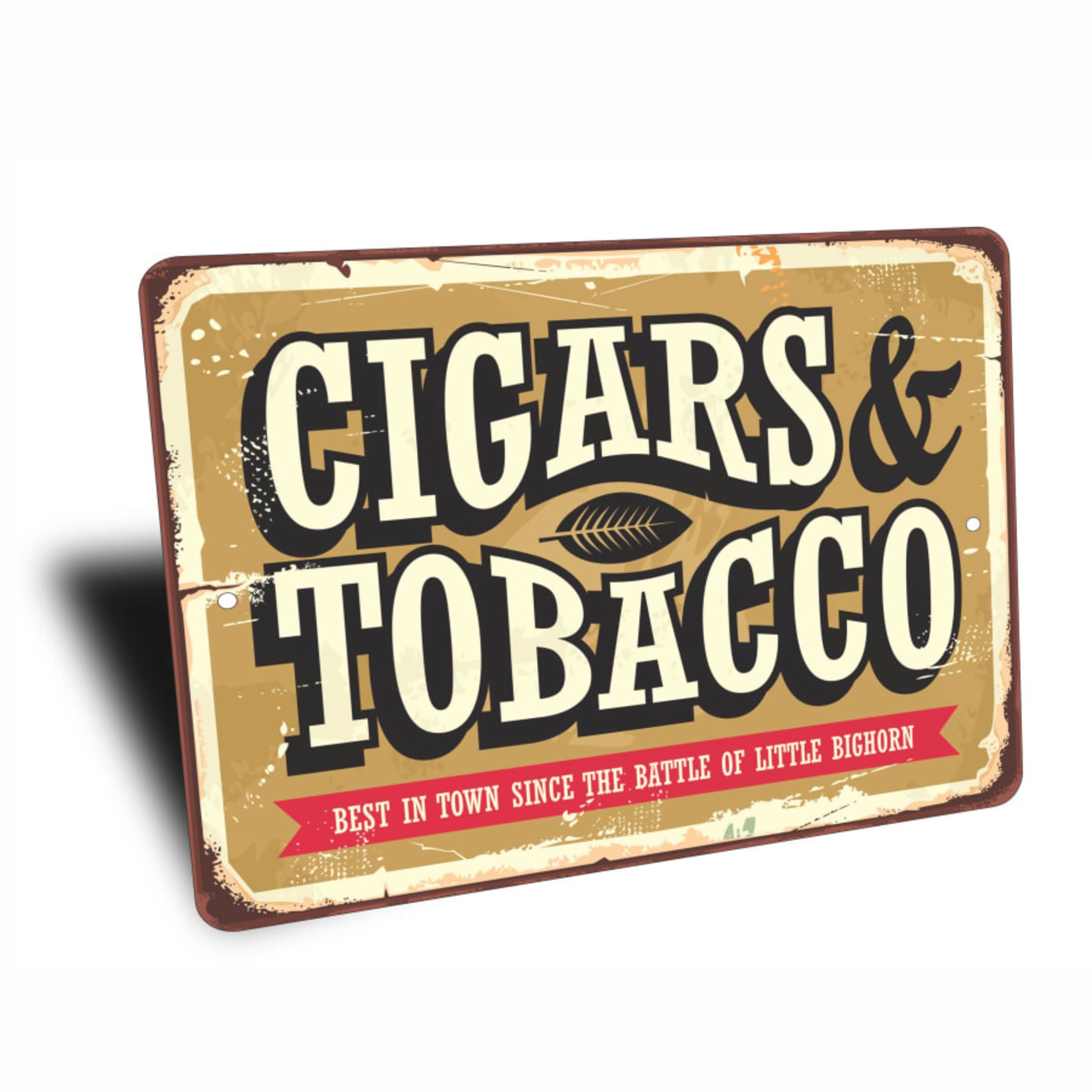PLACA CIGARS Y TOBACCO