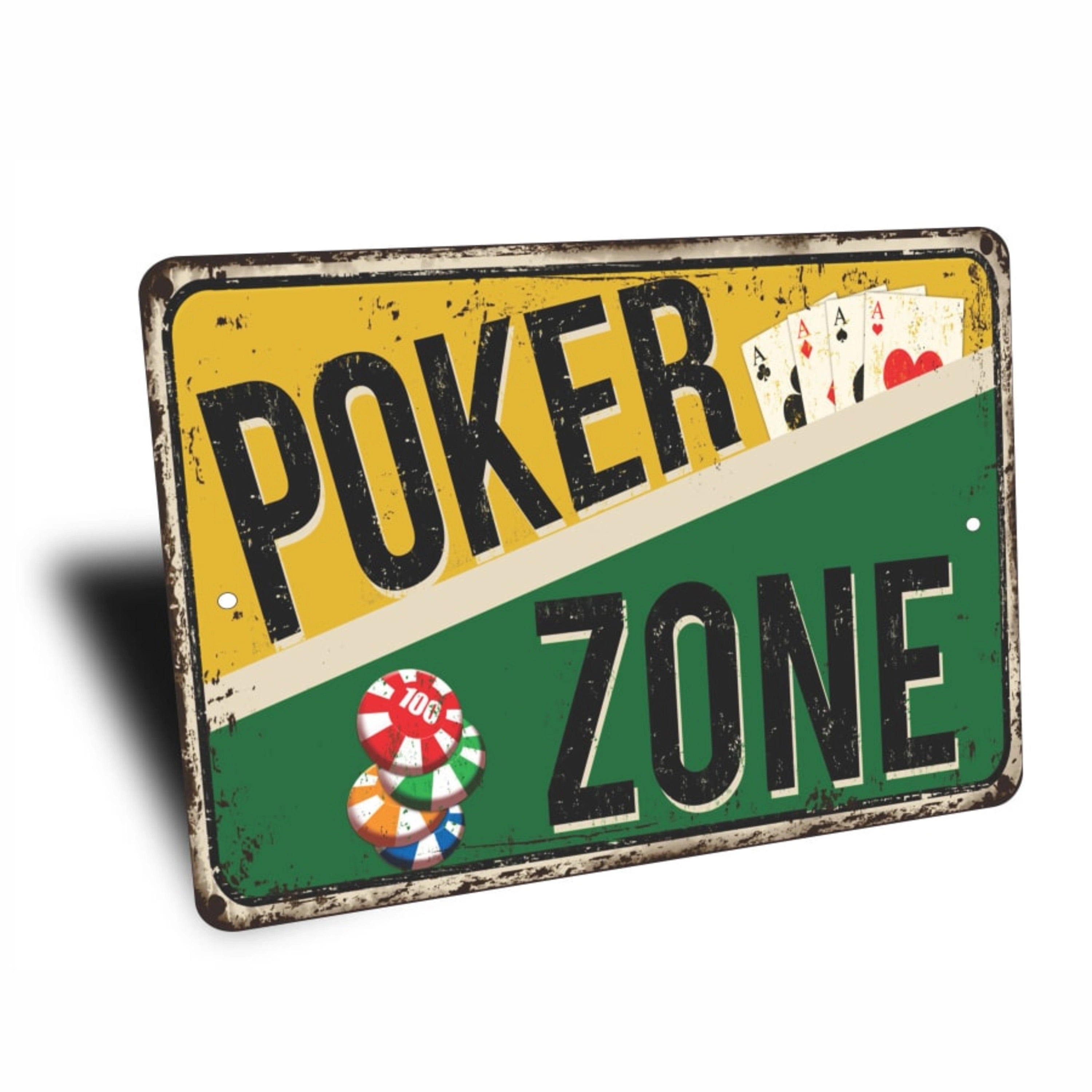 PLACA POKER ZONE