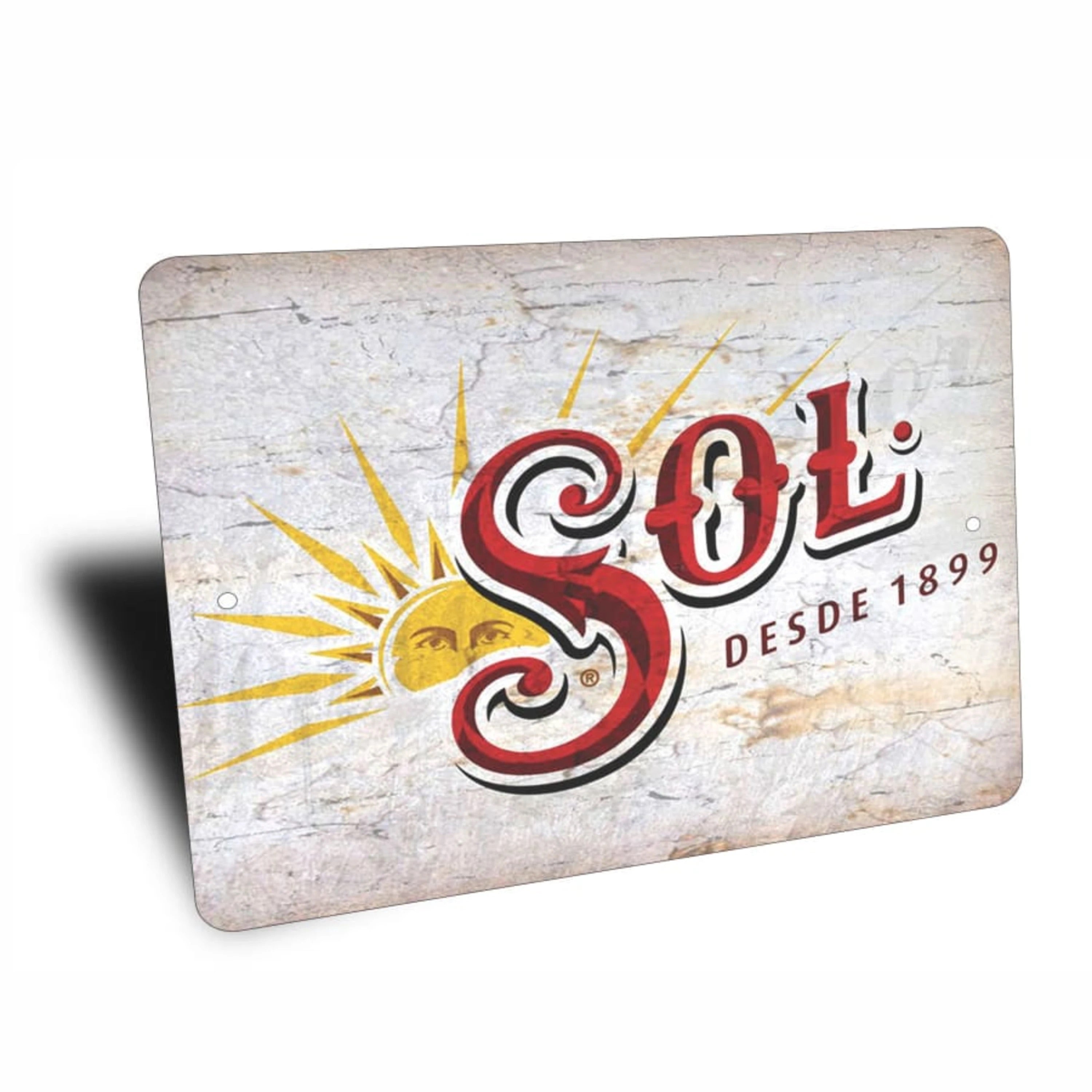 PLACA CERVEZA SOL