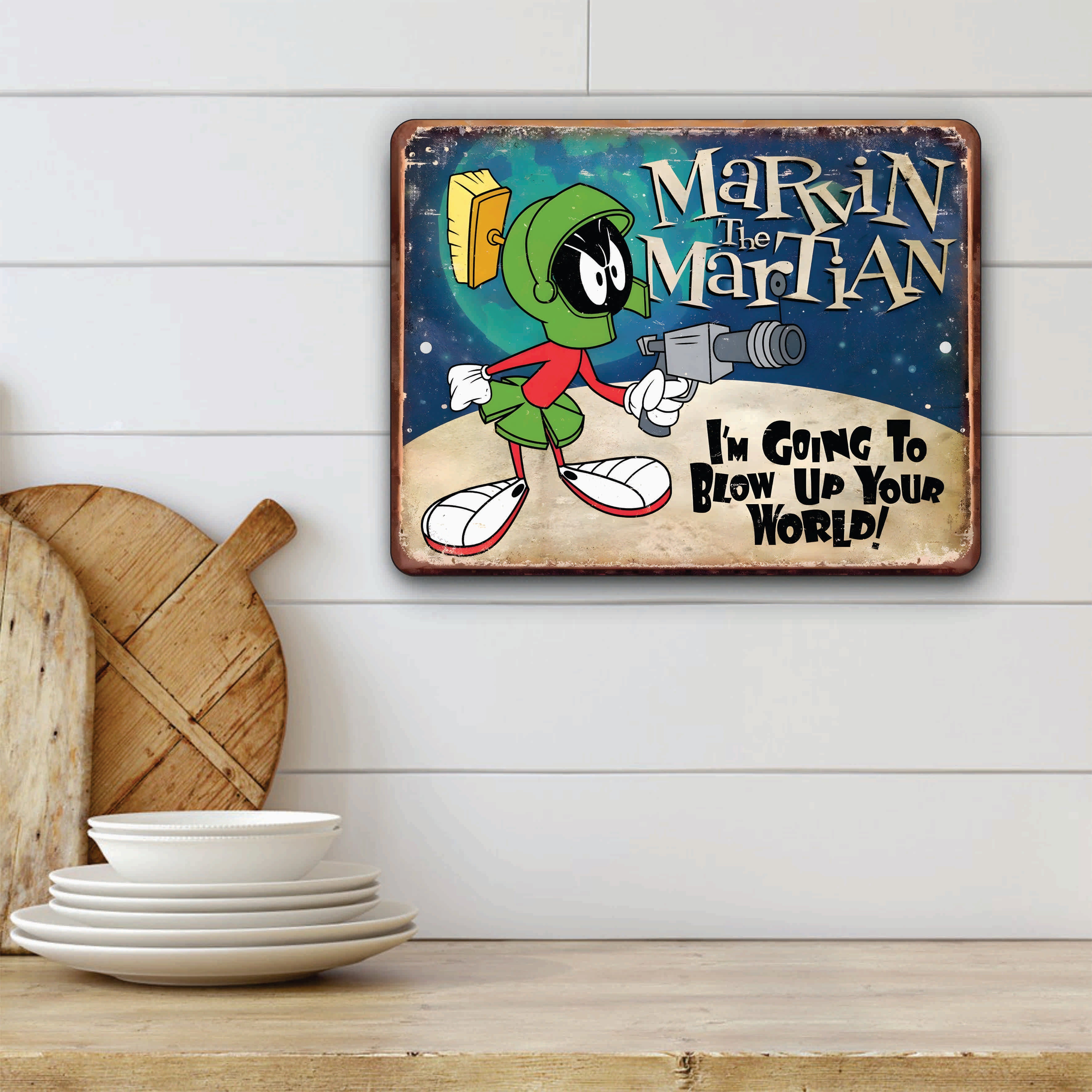 PLACA MARVIN THE MARTIAN