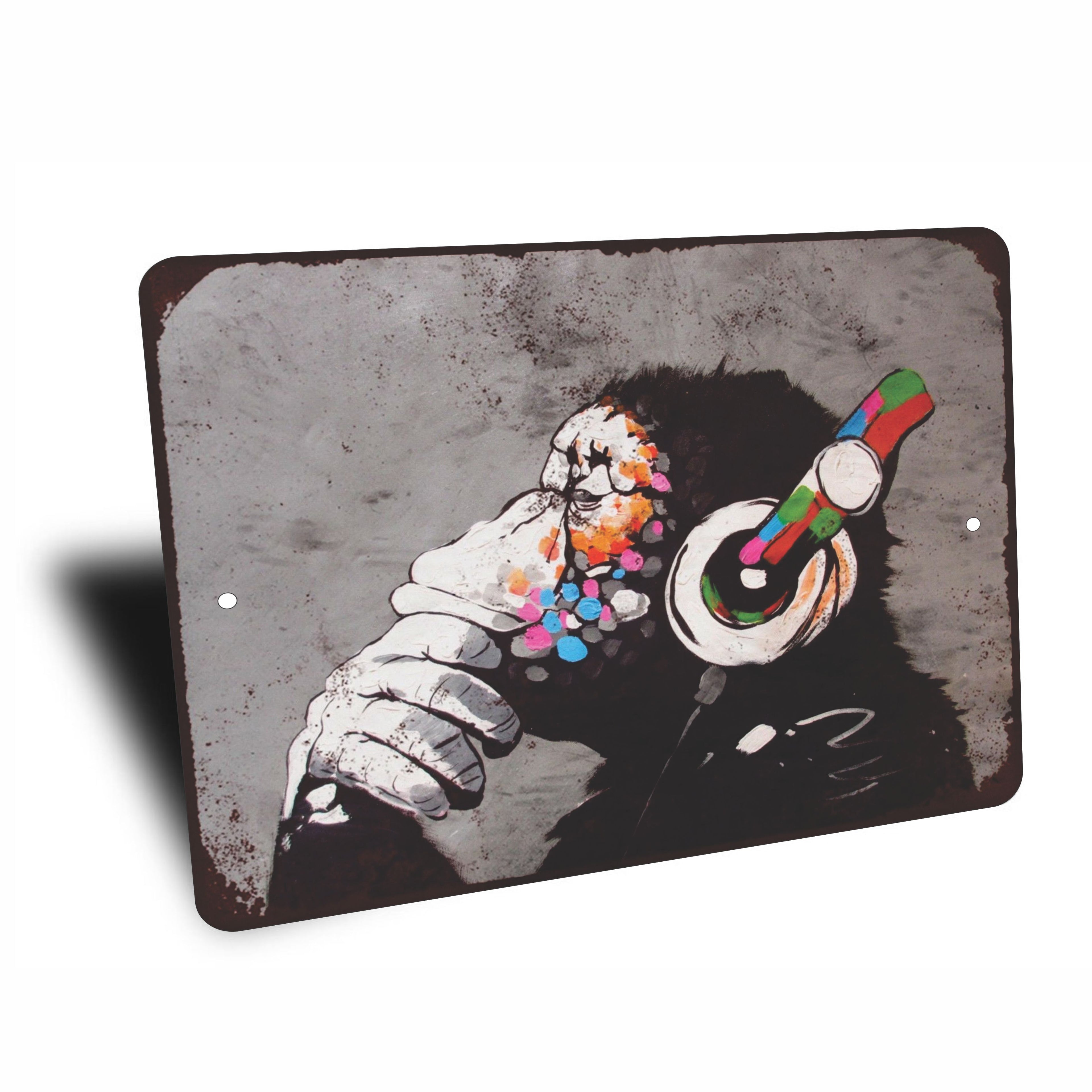 PLACA MONKEY MUSIC ART