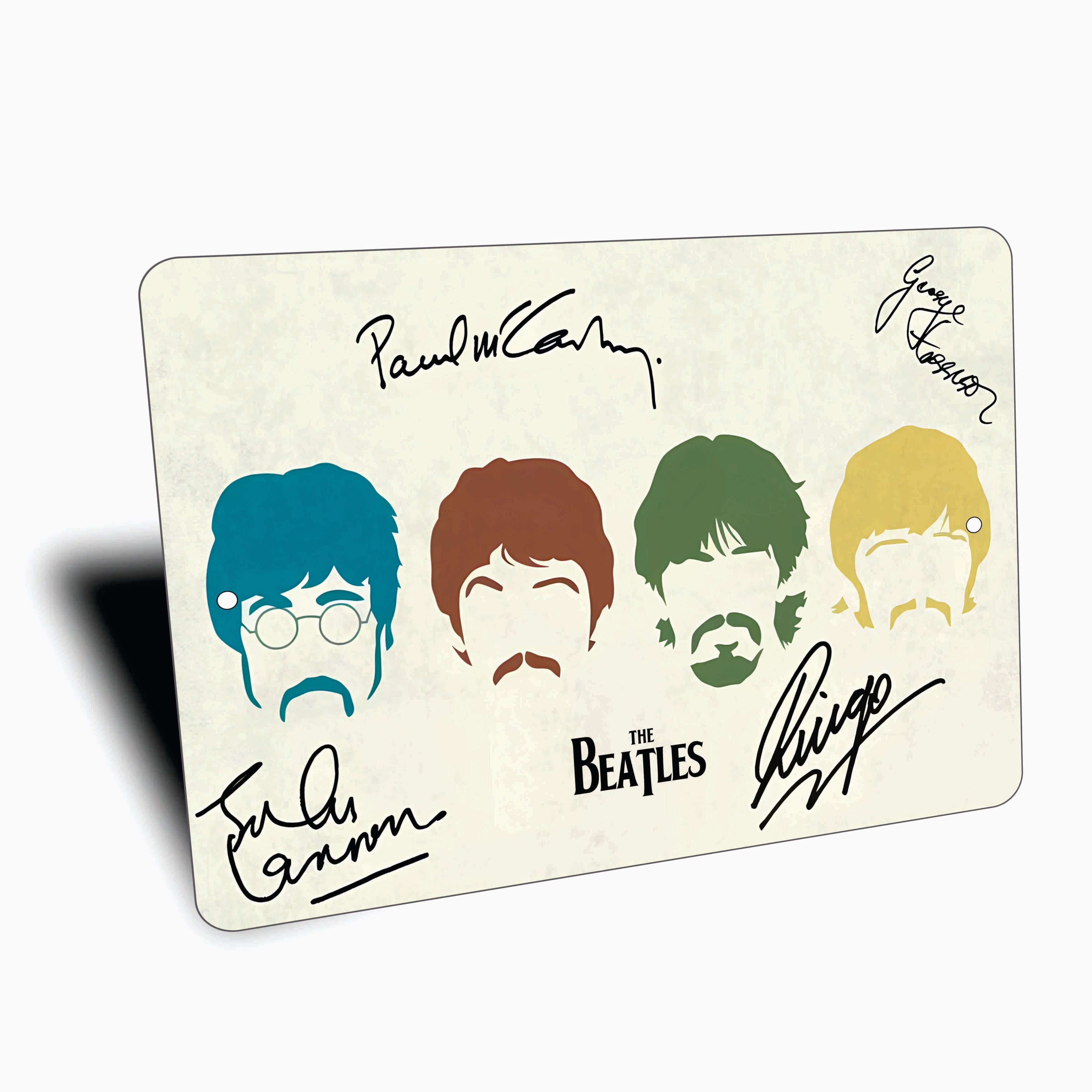 PLACA THE BEATLES