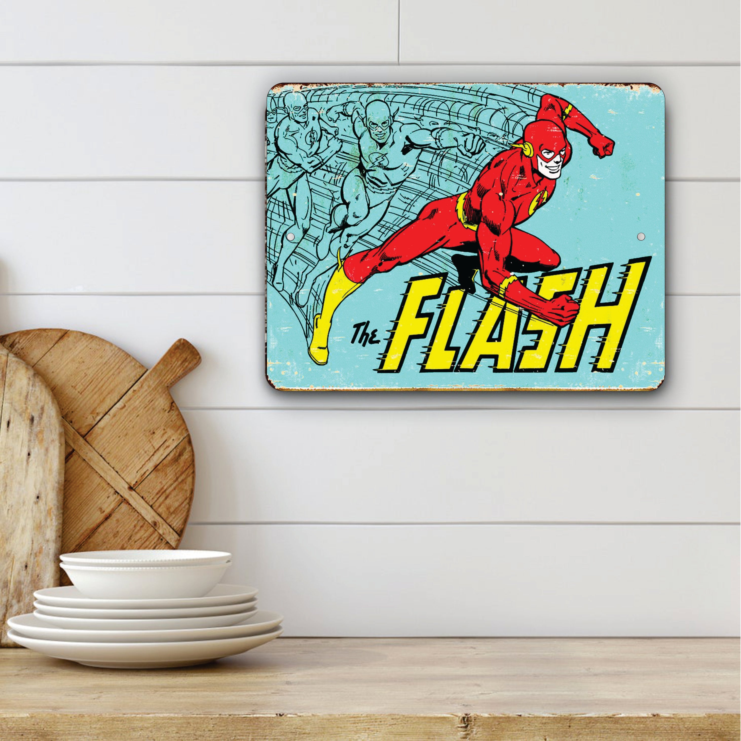 PLACA FLASH DC COMICS