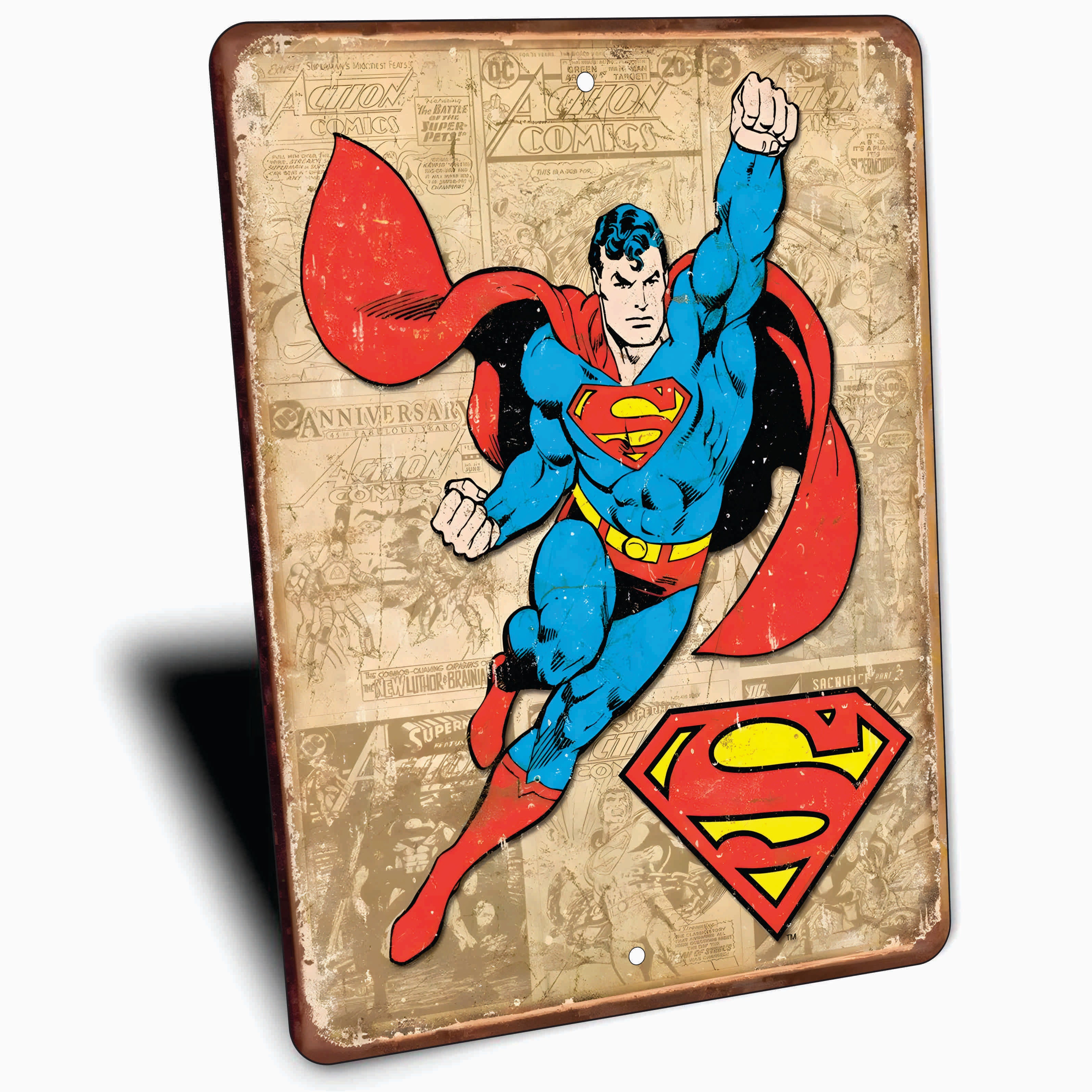 PLACA SUPERMAN ACTION COMICS